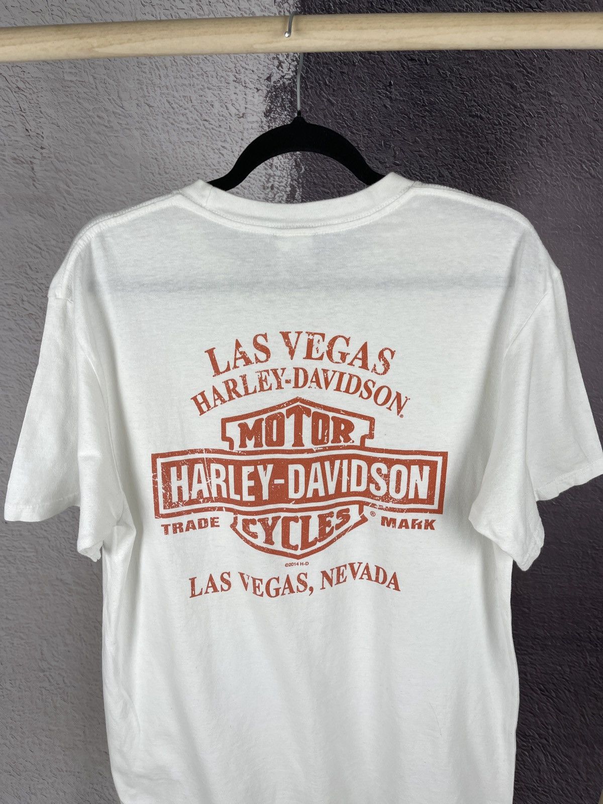 Harley Davidson Harley-Davidson Motorcycles Las Vegas Nevada big logo tee Size US L / EU 52-54 / 3 - 8 Thumbnail