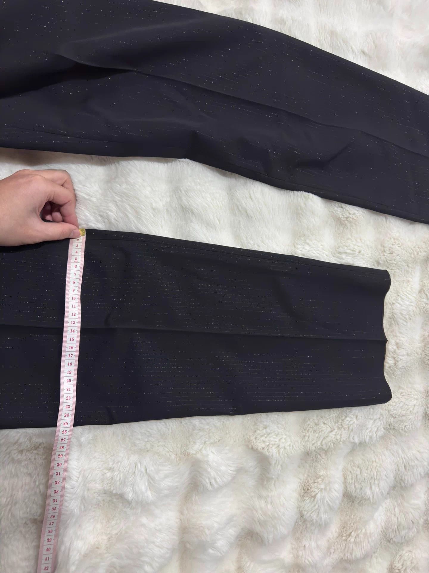 Saint Laurent Paris SLP 24 new double pleated fine glitter threads Size US 36 / EU 52 - 9 Thumbnail