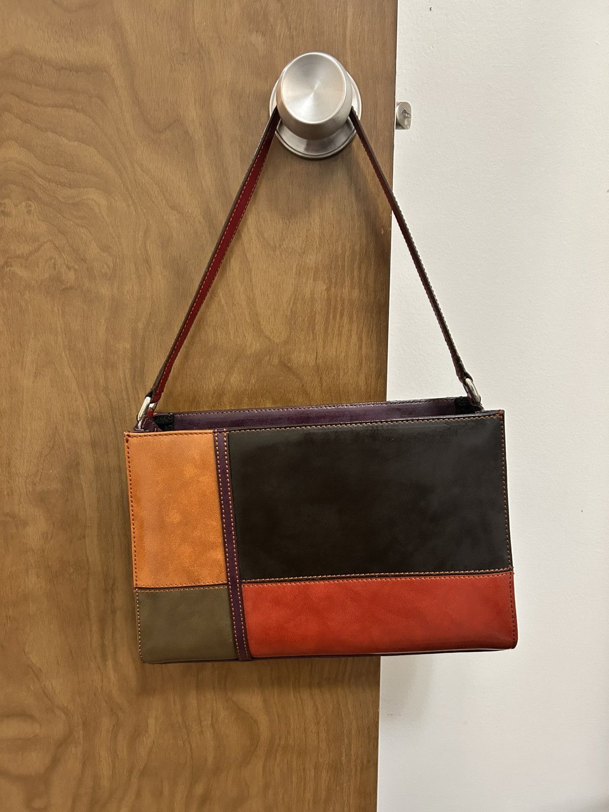 Vintage Vintage patchwork shoulder bag!! Size ONE SIZE - 1 Thumbnail