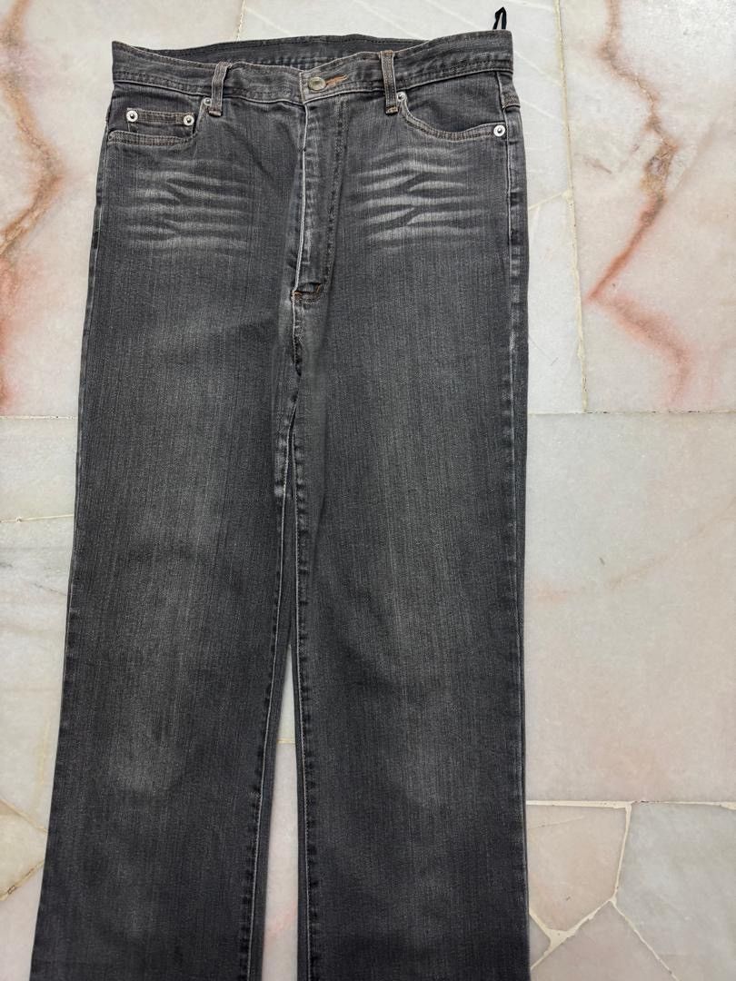 Japanese Brand 💥FLARED💥VINTAGE 90s STYLE JAPANEDE WHISKER BOOTCUT JEANS Size US 27 - 4 Thumbnail
