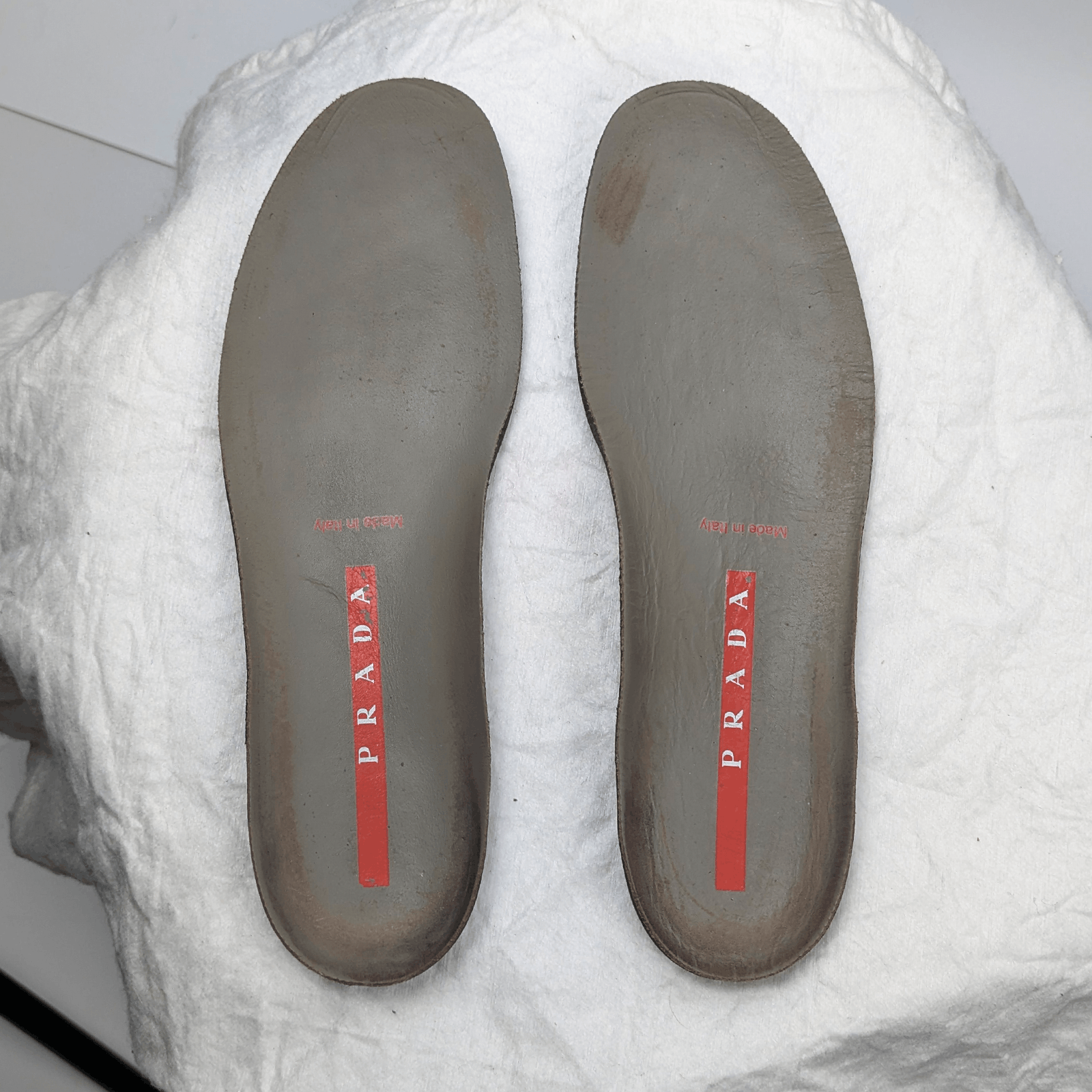 Prada Prada Americas Cup Vintage Red Tab Y2K 2000s SlipOn Low Size US 5 / IT 35 - 17 Thumbnail