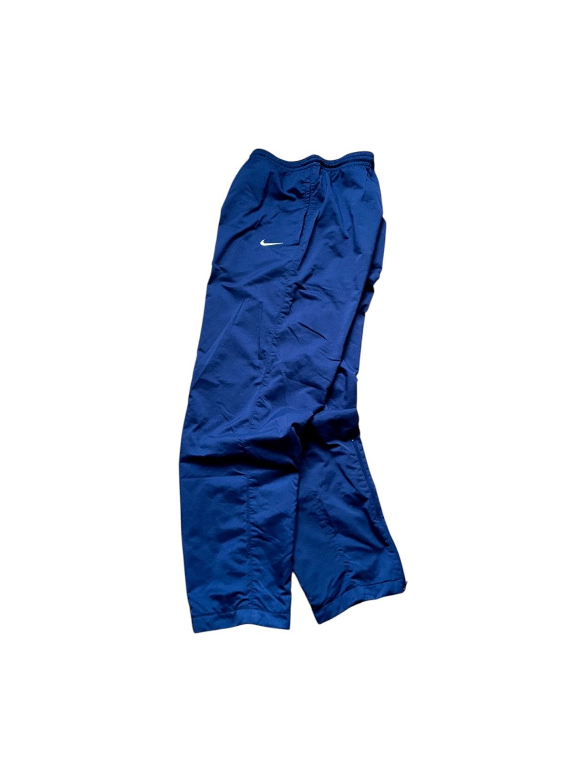 Nike 🌵Vintage Nike Track Pants Joggers Relaxed Baggy Navy Blue Size US 32 / EU 48 - 2 Thumbnail