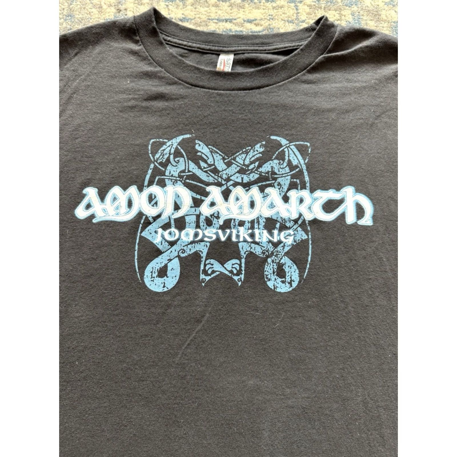 Vintage VINTAGE Amon Amarth Jomsvikng Long Sleeve T Shirt 2XL Black Men's Band Metal Graphic Print 2010-2019 Cotton Crew Neck Short Description: None Size US XXL / EU 58 / 5 - 2 Thumbnail