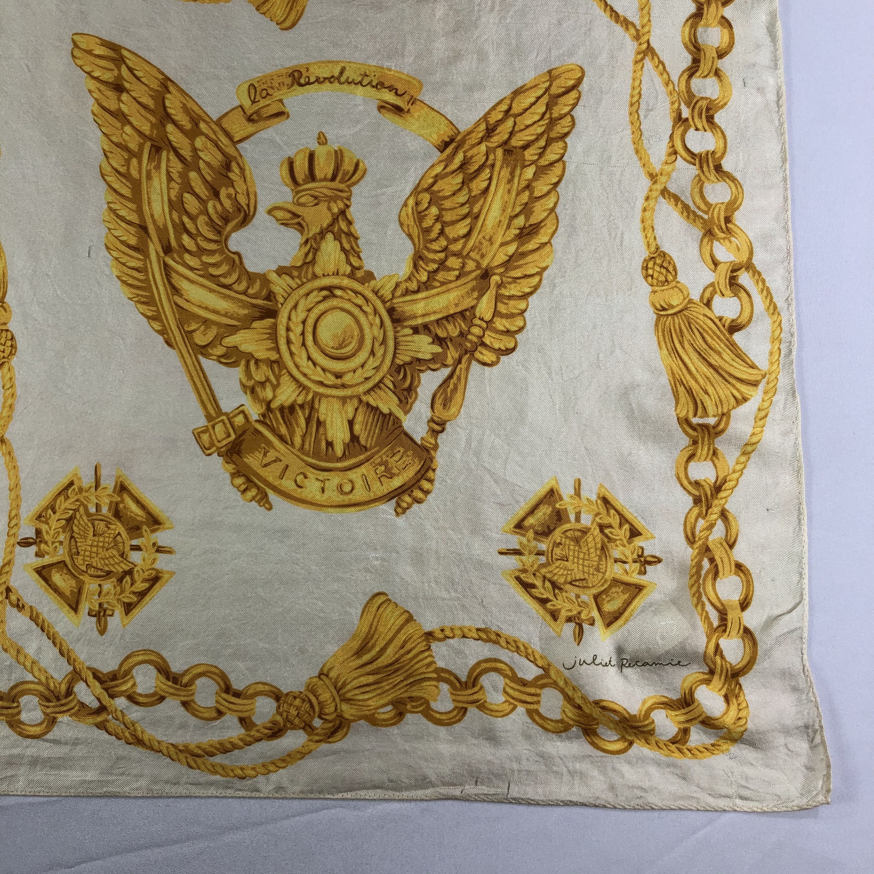 Vintage Vintage Juliet Recamier Silk Scarf Size ONE SIZE - 4 Thumbnail