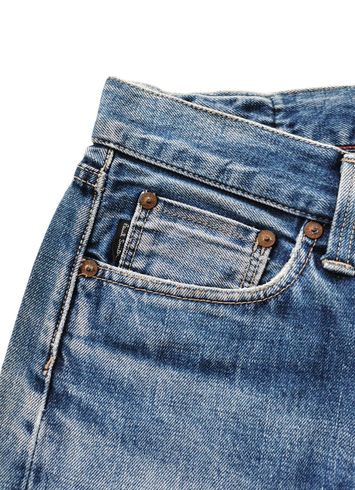 Japanese Brand × Paul Smith × Paul Smith Red Ear Paul Smith Red Ear Selvedge & Crash Crook Selvedge Size US 30 / EU 46 - 6 Thumbnail