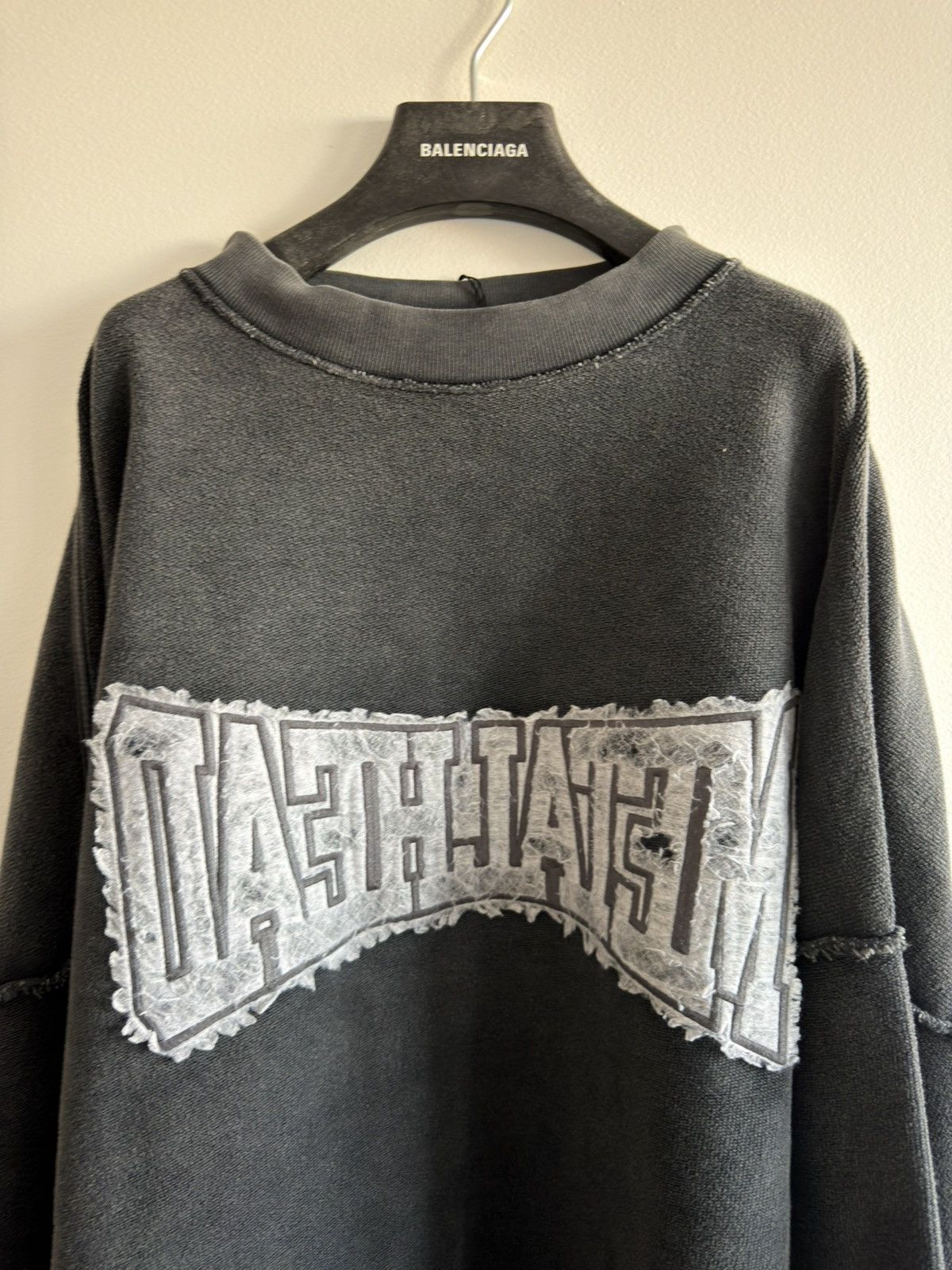 Balenciaga *RARE* BALENCIAGA DEMNA METALHEAD INSIDE OUT CREWNECK LARGE Size US L / EU 52-54 / 3 - 4 Thumbnail