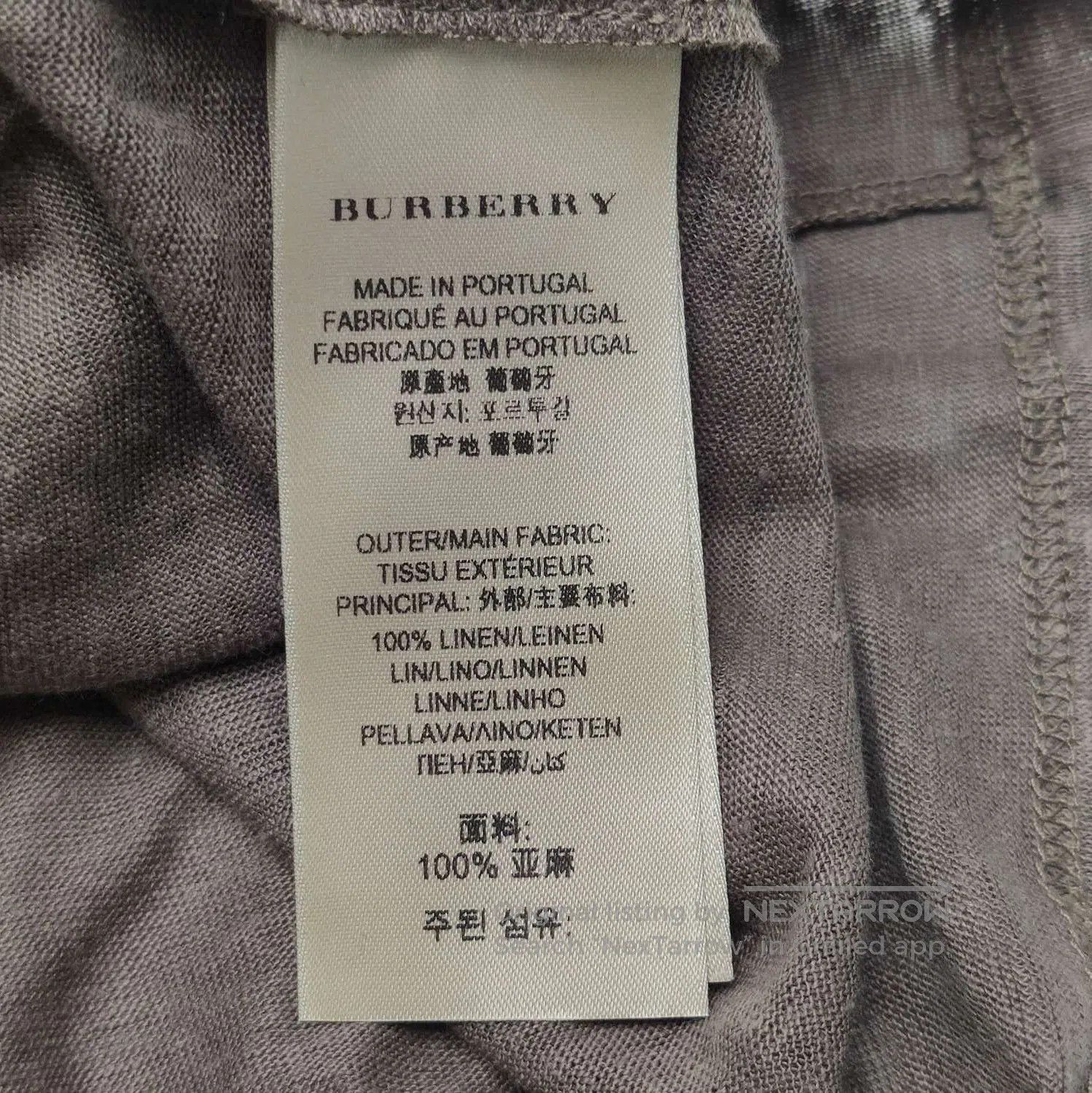 Burberry Burberry Brit Linen Short Sleeve T. Size US XS / EU 42 / 0 - 8 Thumbnail