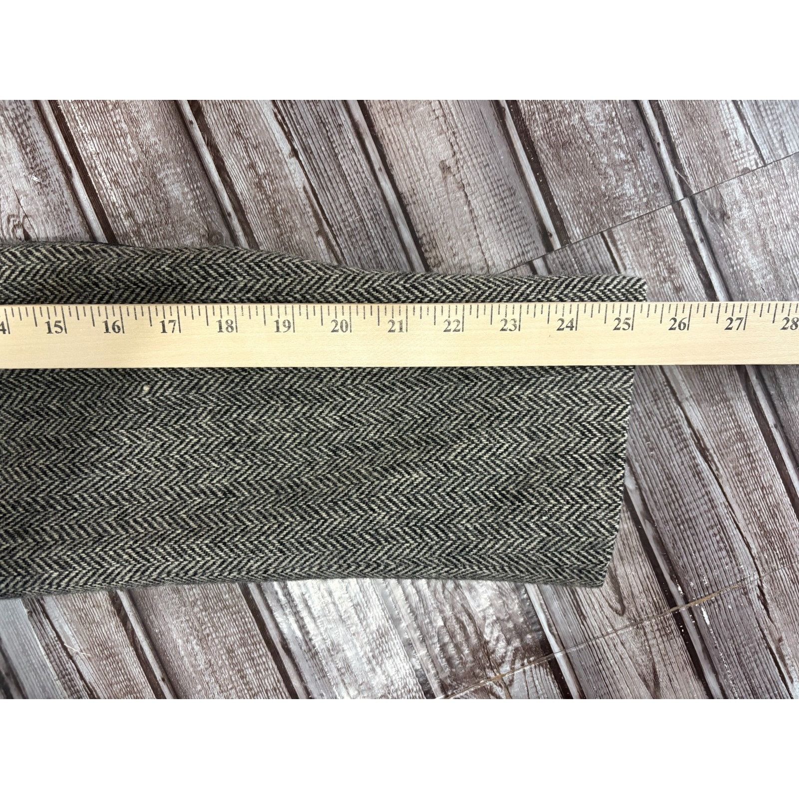 Polo Ralph Lauren Lauren Ralph Lauren Herringbone Elbow Patch 100% Wool Blazer Size 44R - 8 Thumbnail