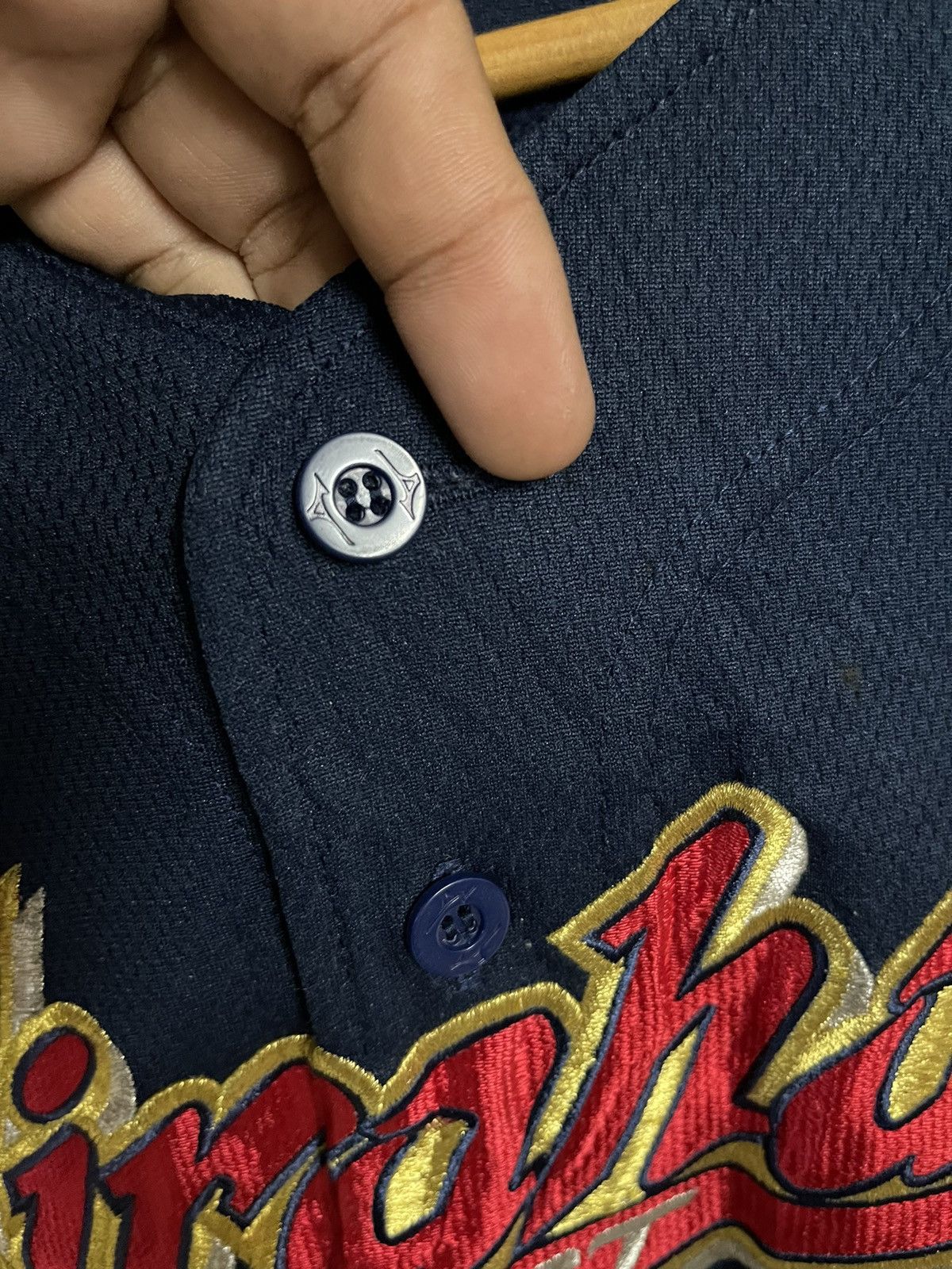 Japanese Brand × Mizuno × Sports Specialties Vintage Baseball Jersey Hiroshima West J League by Mizuno Size US L / EU 52-54 / 3 - 6 Thumbnail