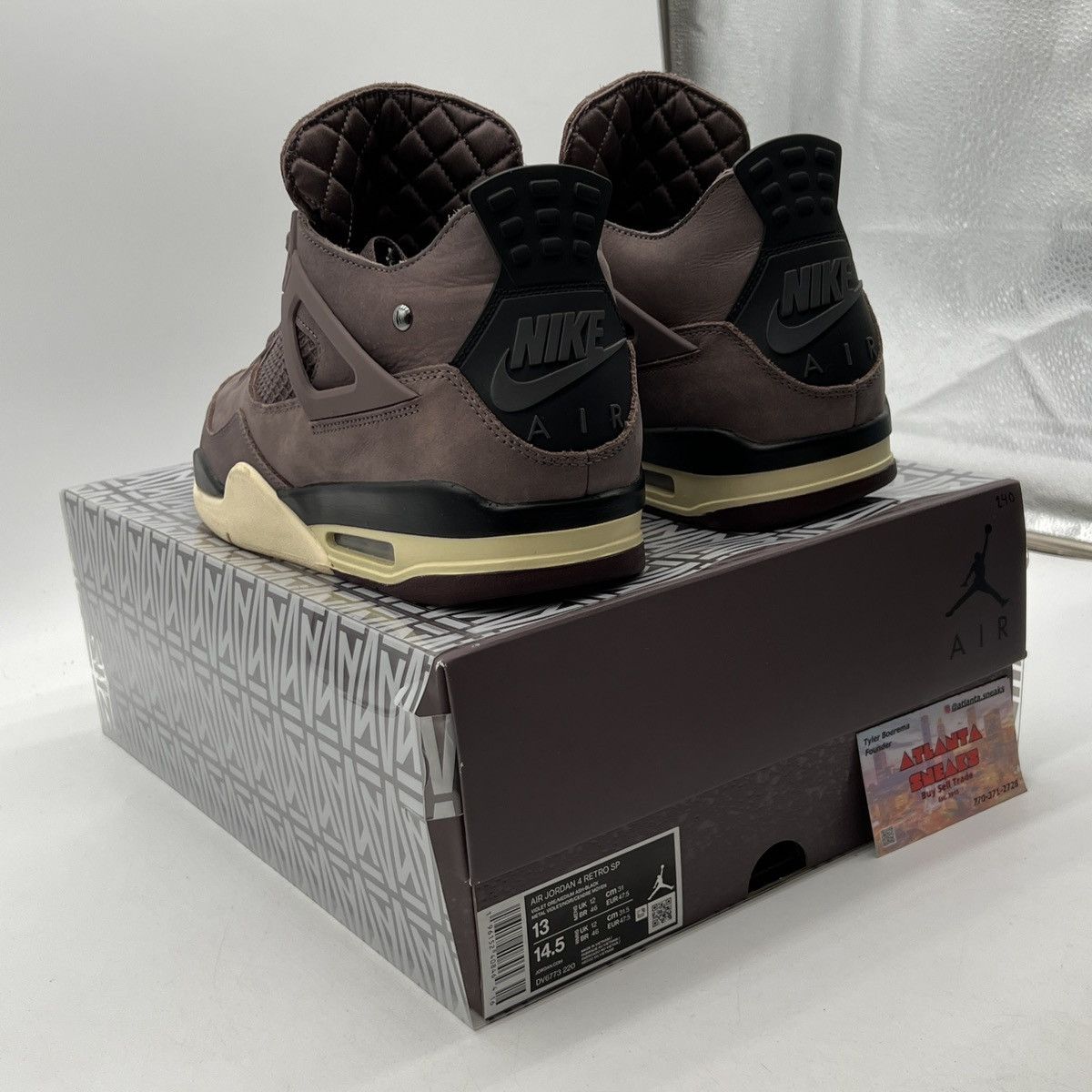Jordan Brand A Ma Maniére air Jordan 4 Violet Ore Size US 13 / EU 46 - 4 Thumbnail