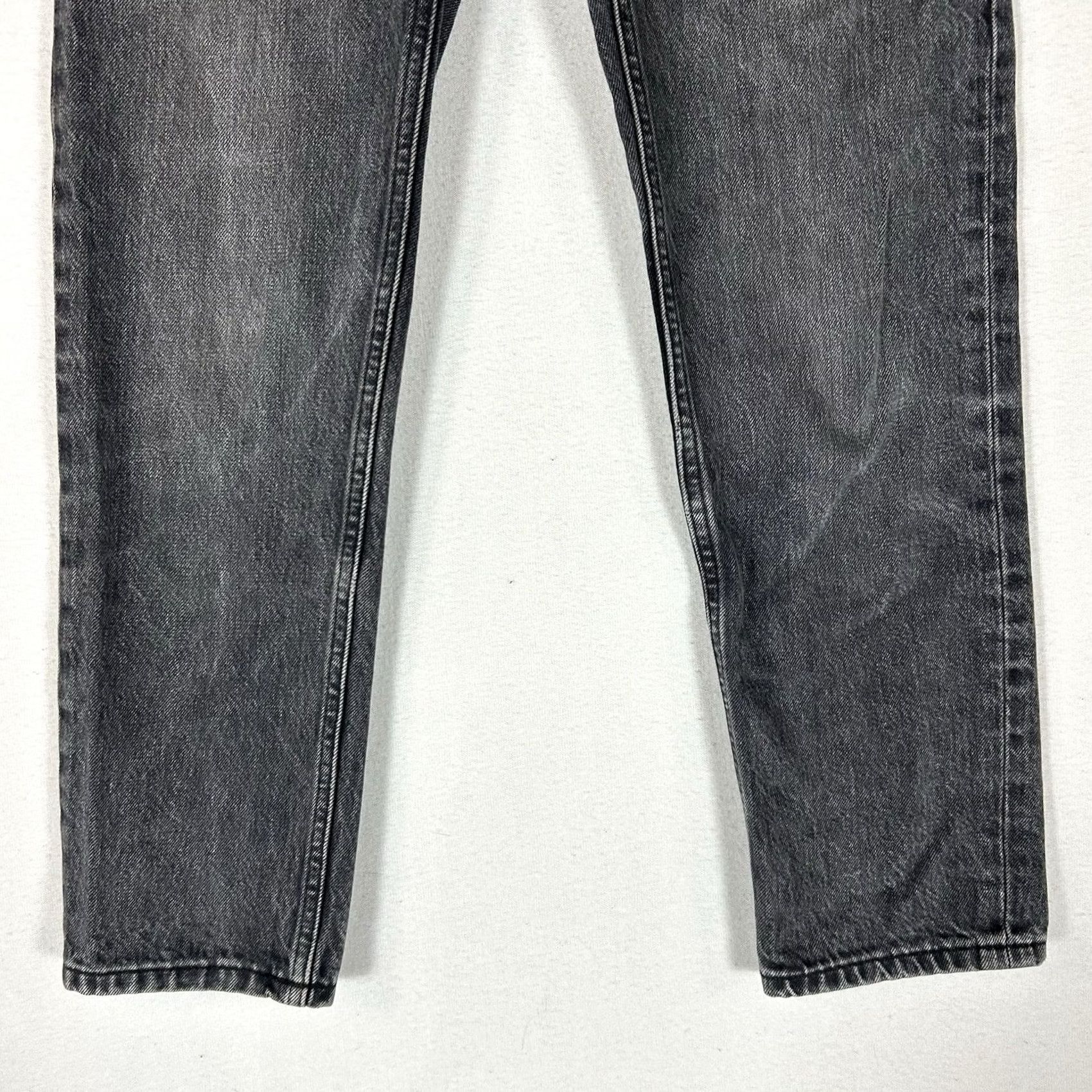 Everlane Everlane The Cheeky Jean Womens 25R Gray Denim Jeans Dark Wash Buttonfly Casual Straight 90s Pattern Womens Size 42" / US 20 - 3 Thumbnail