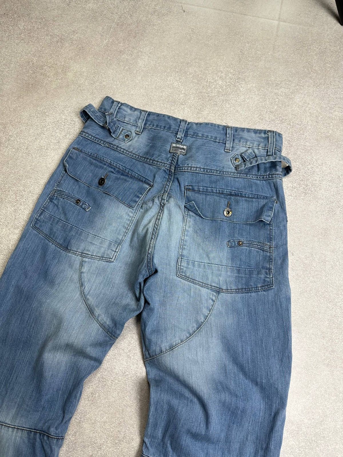 G-Star Vintage G-star Raw Baggy Grunge Y2K Flared Wide Leg Jeans 32 Size US 32 / EU 48 - 4 Thumbnail