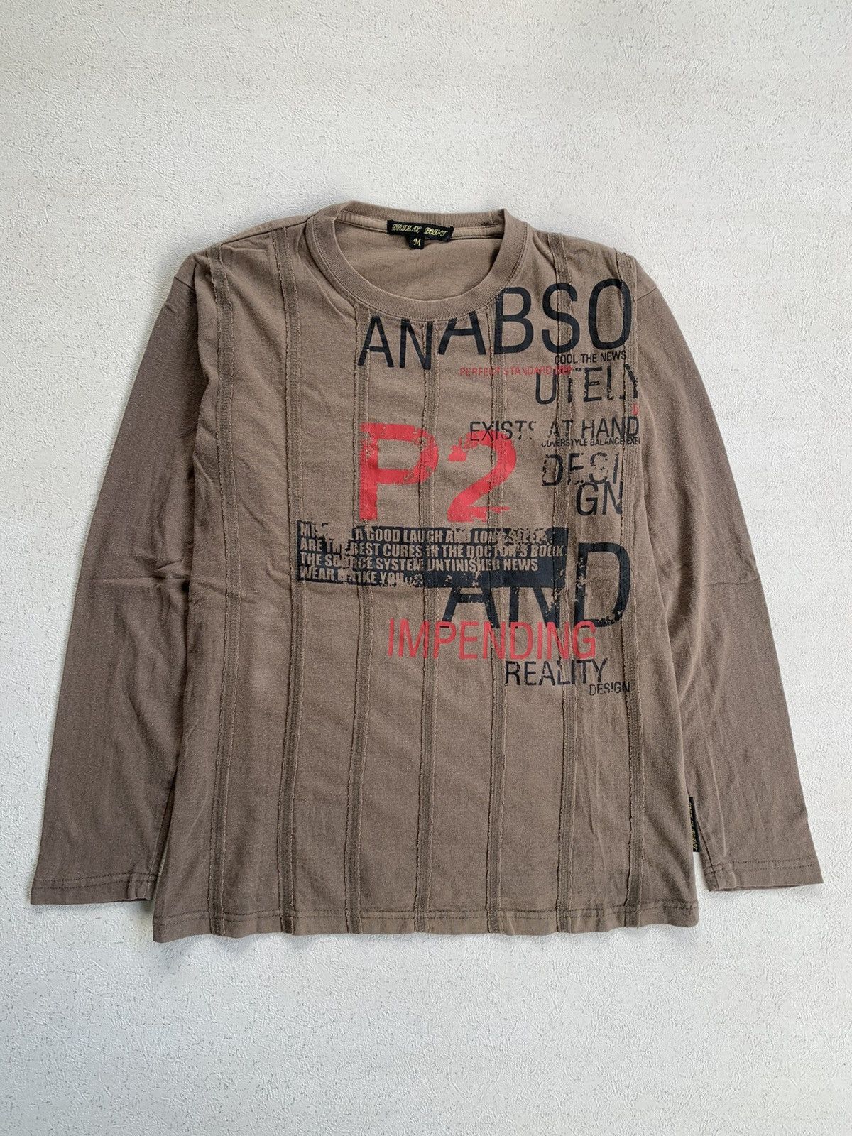 Japanese Brand 2000s Japanese Poem LS IFSIXWASNINE LGB STYLE Size US M / EU 48-50 / 2 - 1 Thumbnail