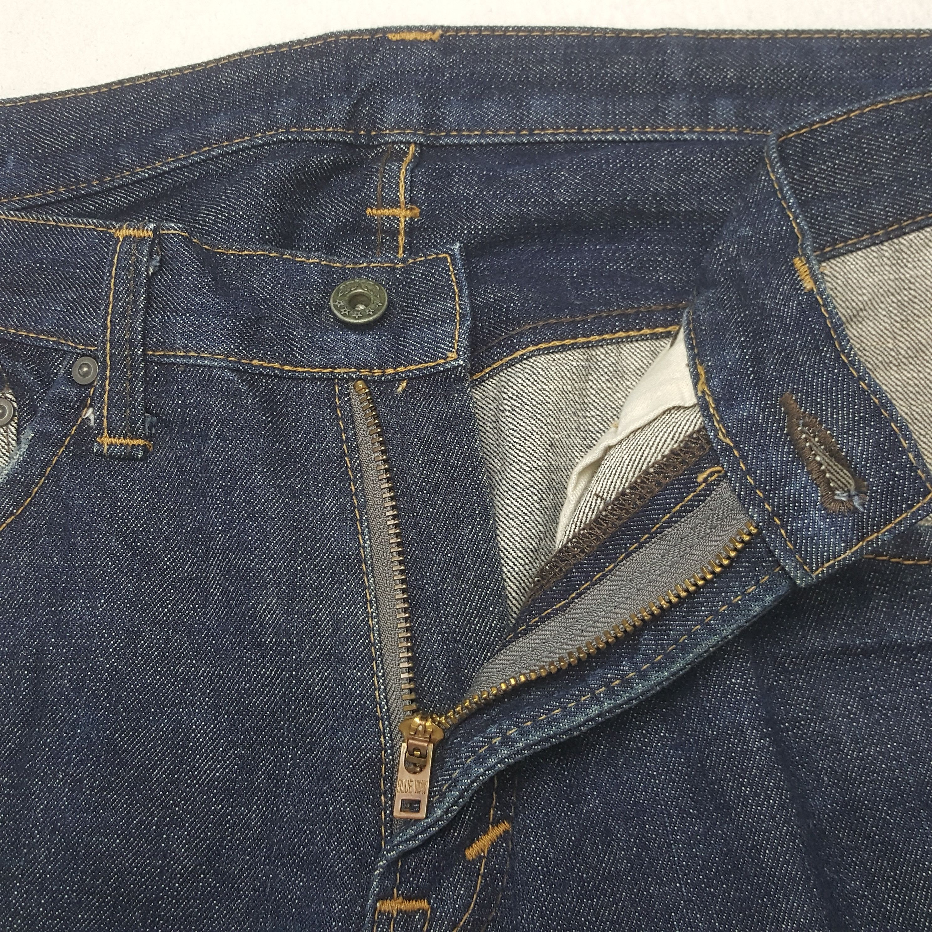 Japanese Brand Vintage Blue Way Japanese Rare Denim Jeans Size US 34 / EU 50 - 12 Thumbnail