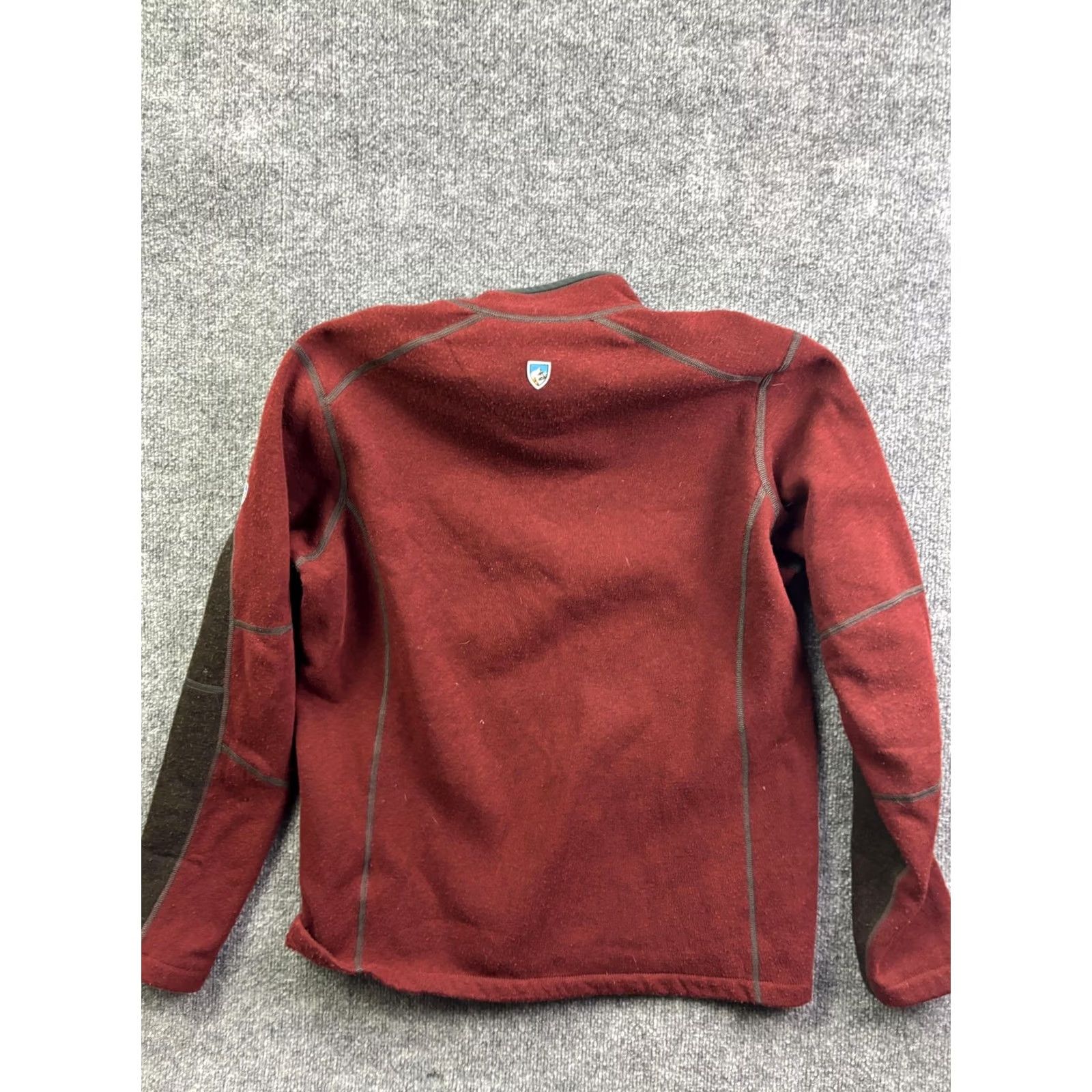Vintage Kuhl Fleece Pullover Men M Red 1/4 Zip Long Sleeve Hiking Performance Shirt Size US M / EU 48-50 / 2 - 6 Thumbnail