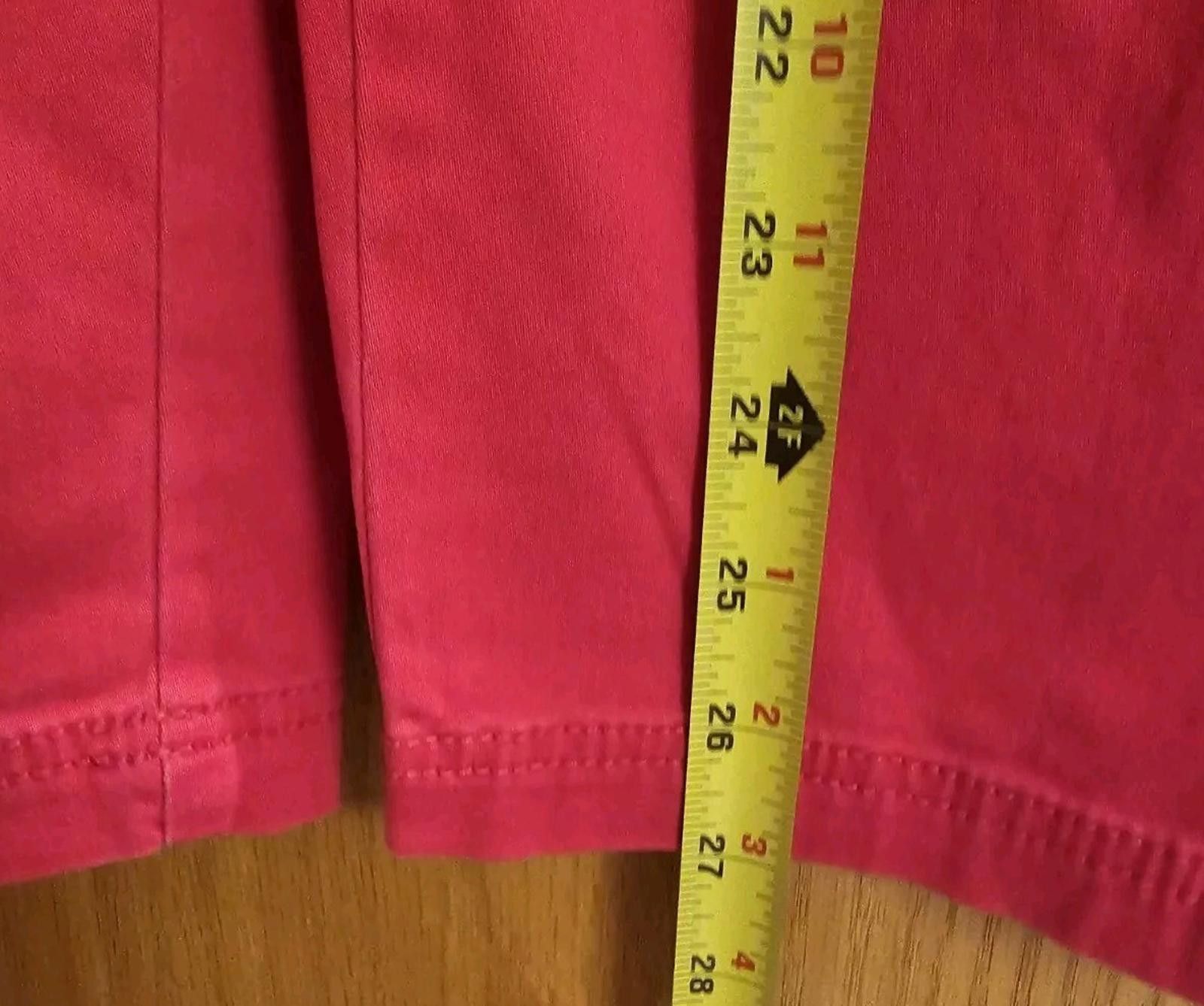 Merona merona stretch capri pink pants sz 6 Size 28" / US 6 / IT 42 - 2 Thumbnail