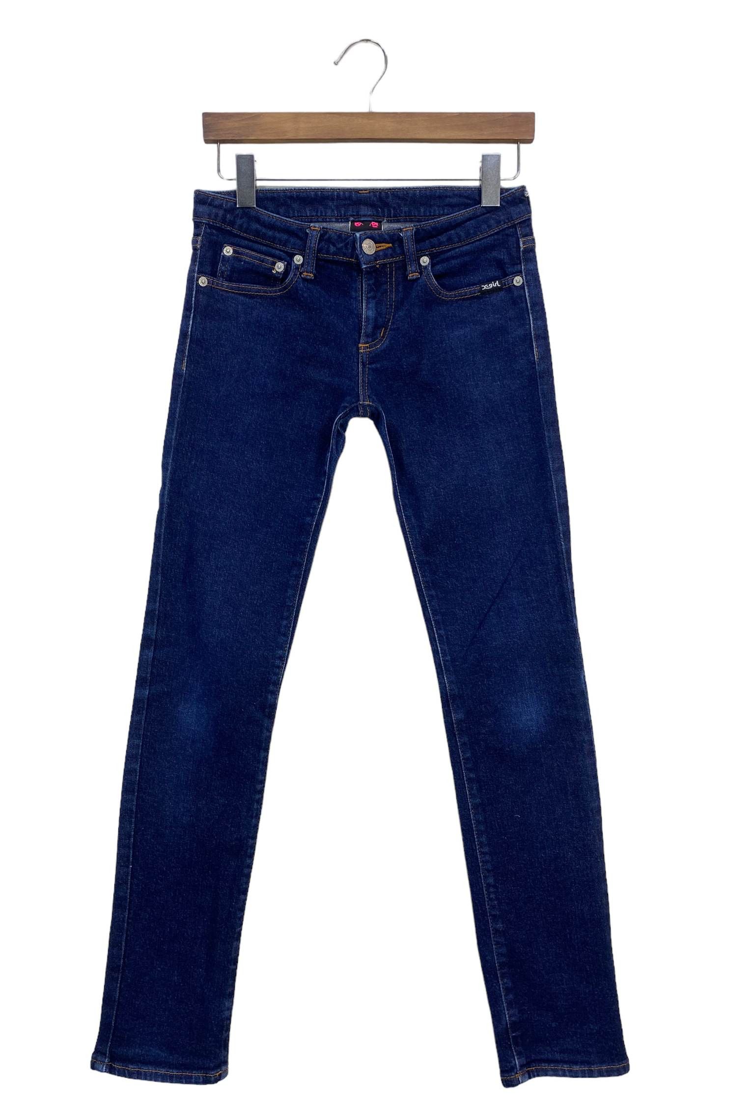 Japanese Brand Japanese X-Girl Skinny Jeans – Stretch Denim Women's Pants Size 28" / US 6 / IT 42 - 1 Thumbnail