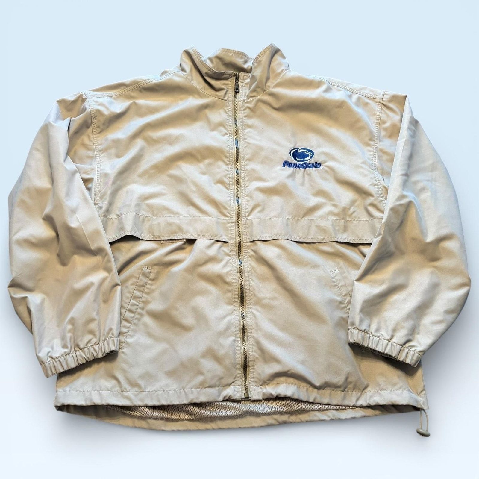 Vintage Vtg Penn State Nittany Lions Jacket Mens XL Beige NCAA Size US XL / EU 56 / 4 - 1 Thumbnail