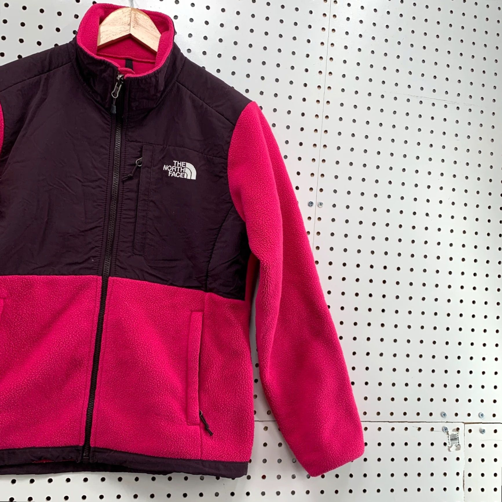 The North Face VINTAGE The North Face Denali Jacket Womens Small Full Zip Pink Fleece Long Sleeve Coat Size S / US 4 / IT 40 - 4 Thumbnail
