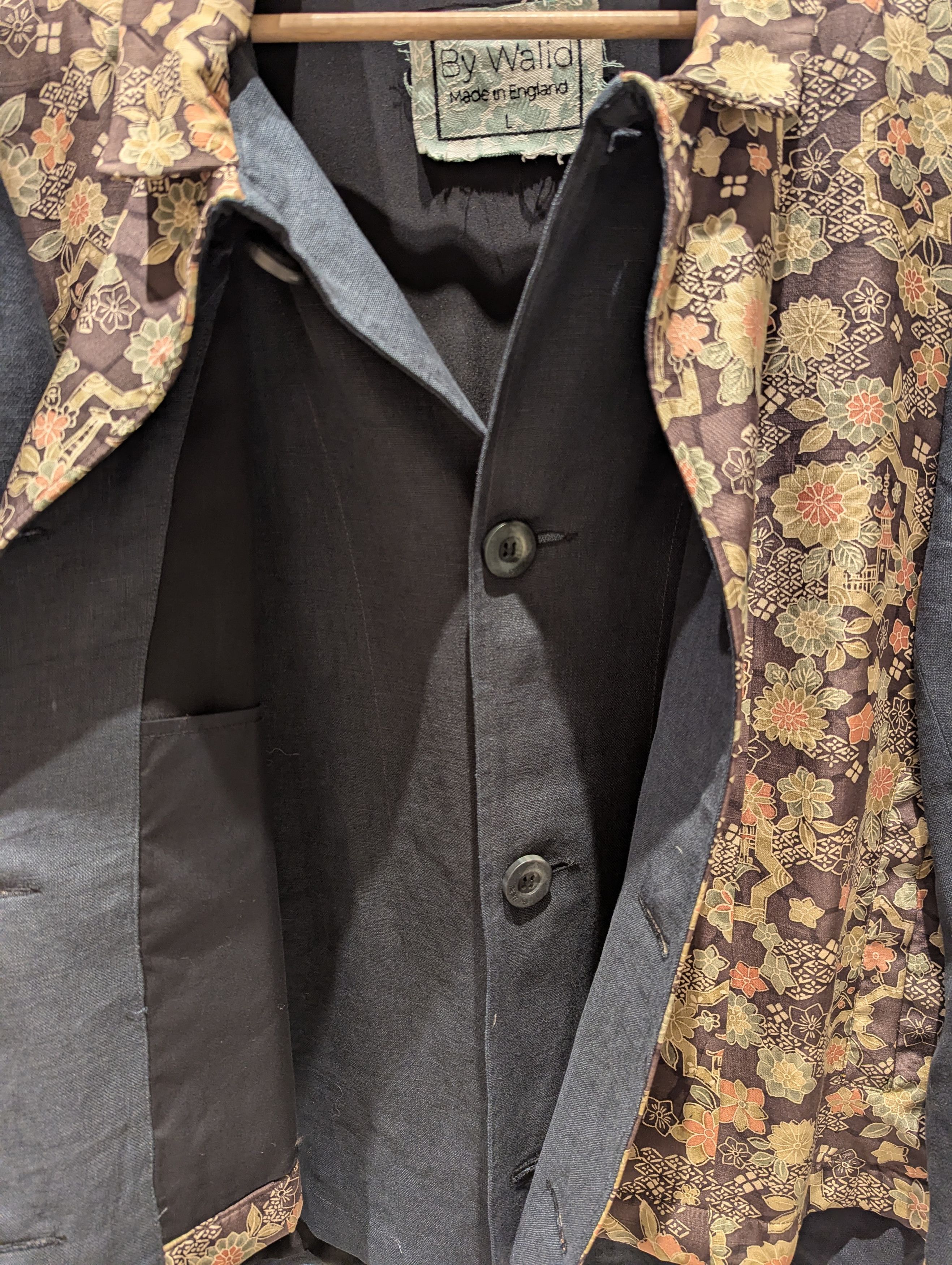 By Walid Kimono Silk and Linen Layered Jacket Size US L / EU 52-54 / 3 - 3 Thumbnail