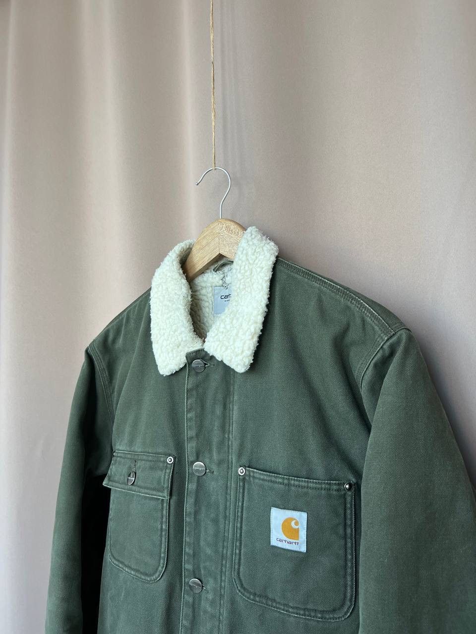 Carhartt Carhartt Men's Denim Fairmount Coat Sherpa Lined Size M Size US M / EU 48-50 / 2 - 4 Thumbnail
