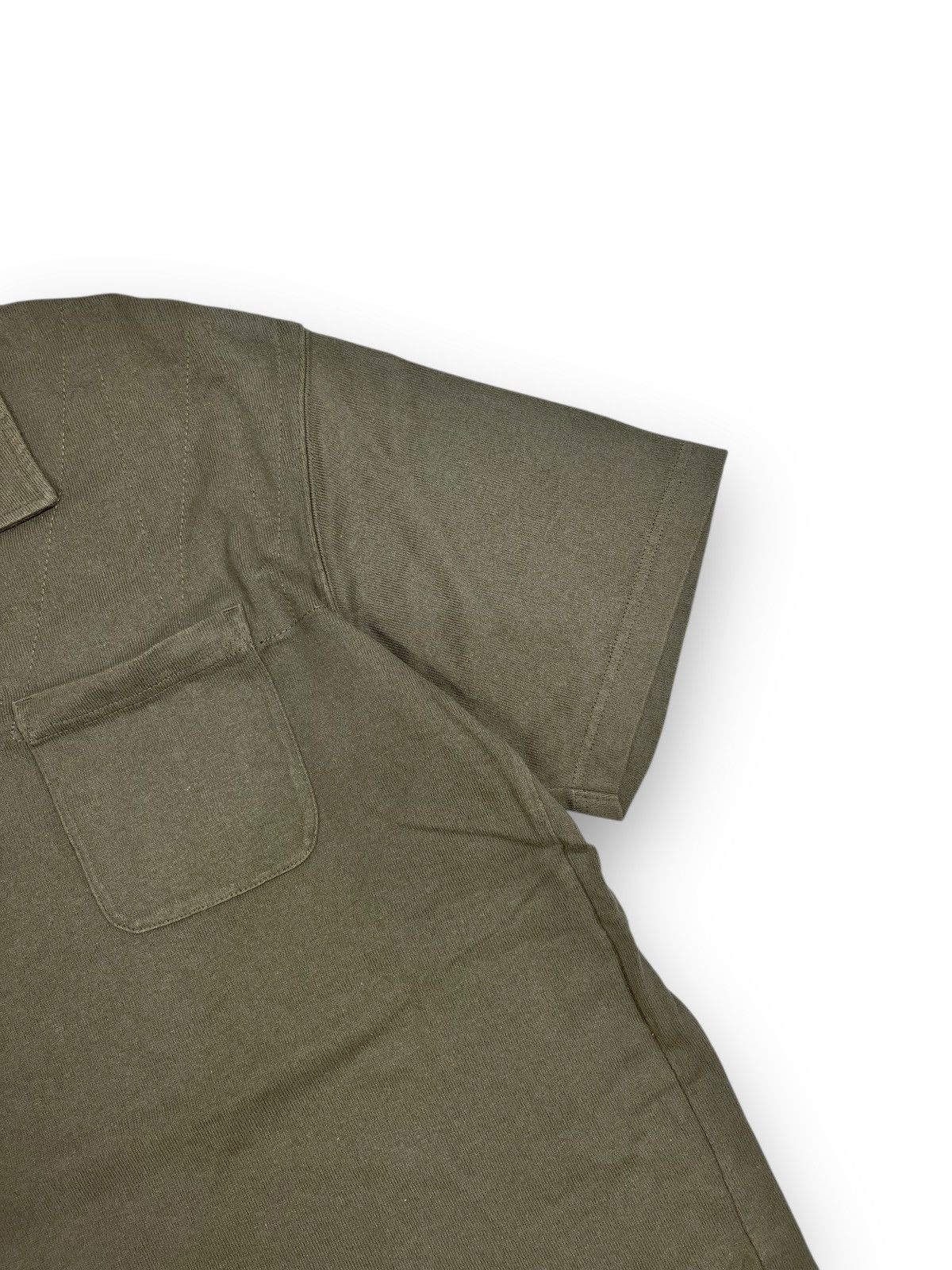 Engineered Garments × Uniqlo Uniqlo x Engineered Garments Olive Green Polo Shirt Size US XL / EU 56 / 4 - 3 Thumbnail
