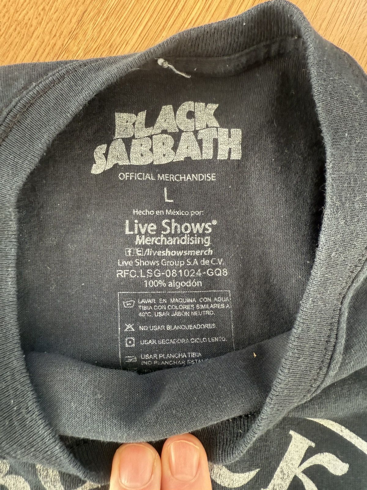 Black Sabbath Official 2013 Black Sabbath Tour T Size US L / EU 52-54 / 3 - 3 Thumbnail