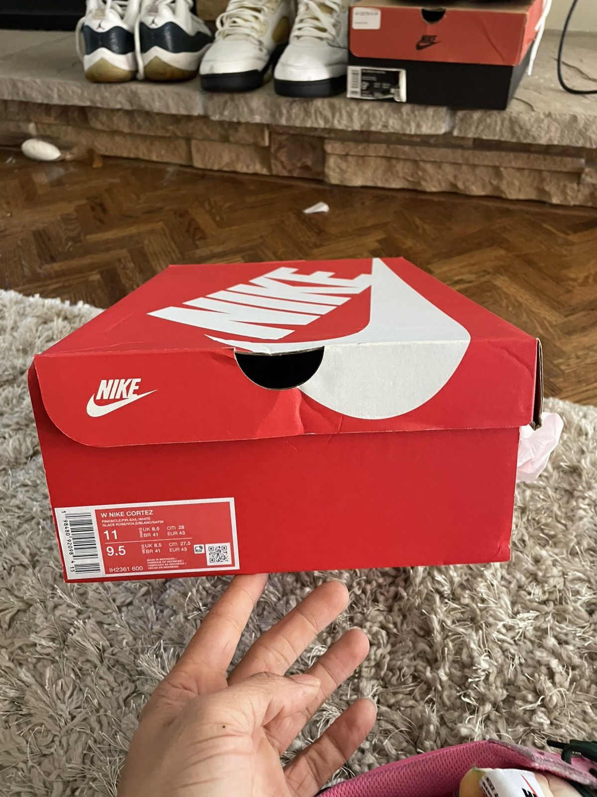 Nike Nike Wmns Cortez ‘ Pinksicle Fir’ Size US 9.5 / EU 42-43 - 11 Thumbnail