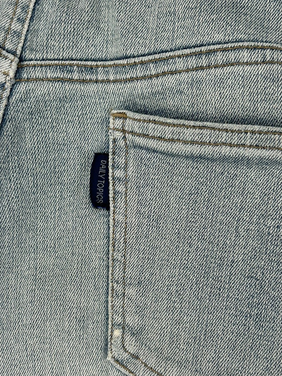 20471120 × Japanese Brand Daily Topic Japan Light Blue Jean Distressed Grunge Style Size US 28 / EU 44 - 12 Thumbnail