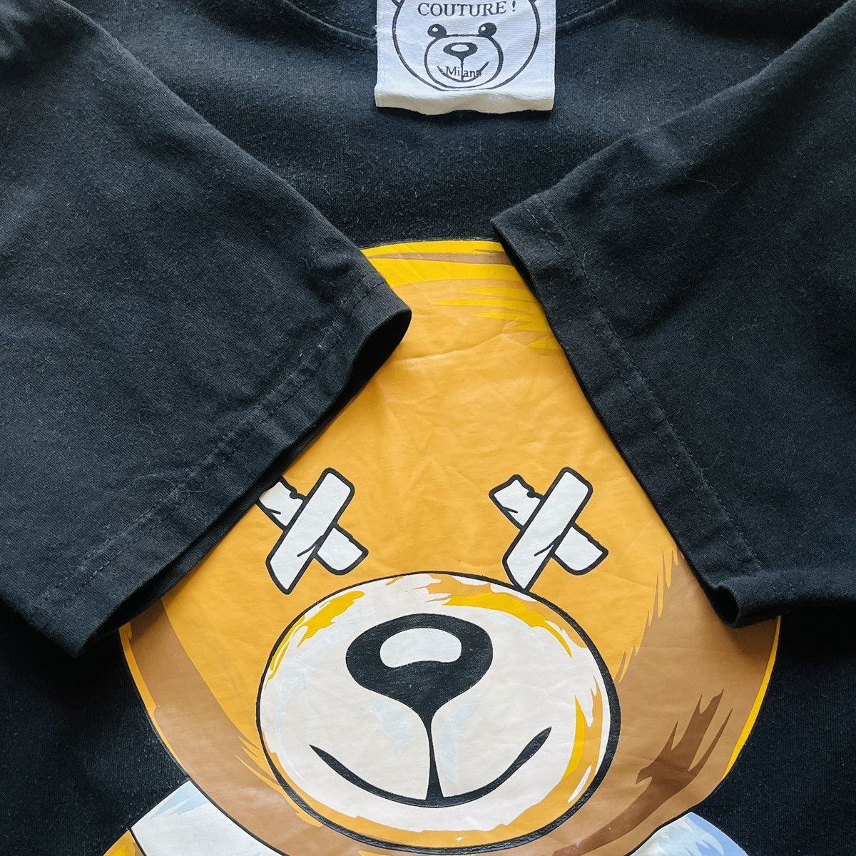Moschino Moschino Couture Golden Bear Love TShirt Size M Size US M / EU 48-50 / 2 - 14 Thumbnail
