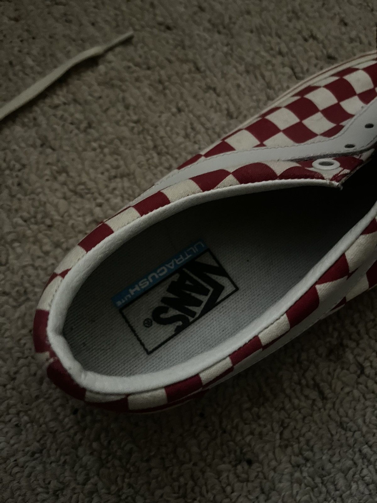 Vans Red Checkered Vans Size US 8.5 / EU 41-42 - 3 Thumbnail