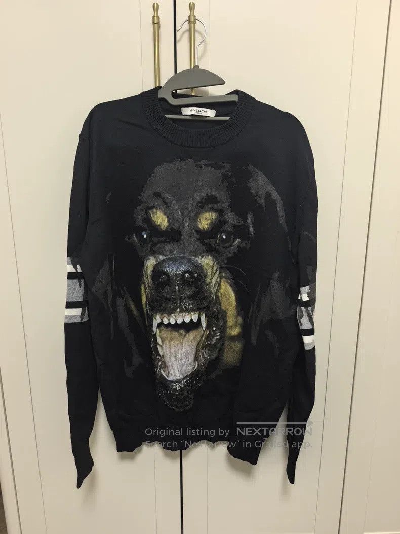 Givenchy Givenchy Dog head print knit sweater, size L, 180/108 Size US L / EU 52-54 / 3 - 3 Thumbnail