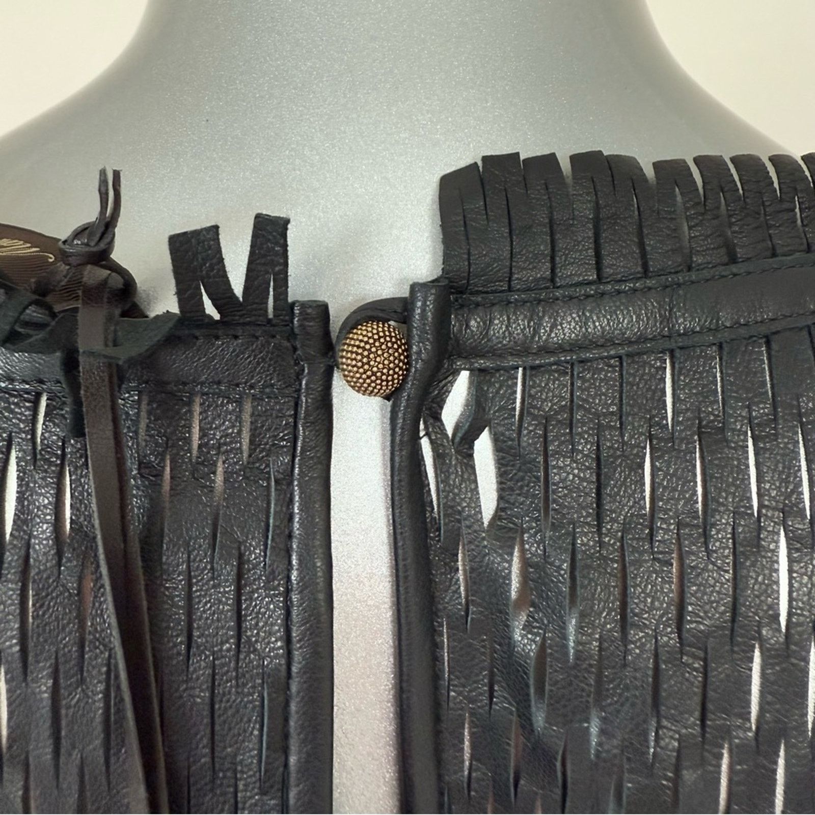Roberto Cavalli NWT!!! Roberto Cavalli women leather dress size 48IT 1650$!! Size XL / US 12-14 / IT 48-50 - 6 Thumbnail