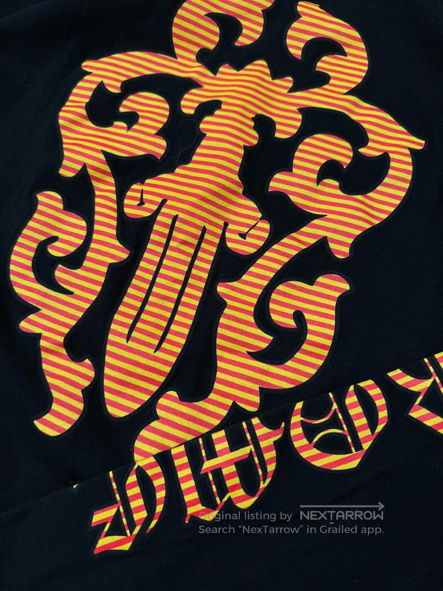 Chrome Hearts Chrome Hearts Black Long Sleeve Orange Print. Size US XXL / EU 58 / 5 - 3 Thumbnail