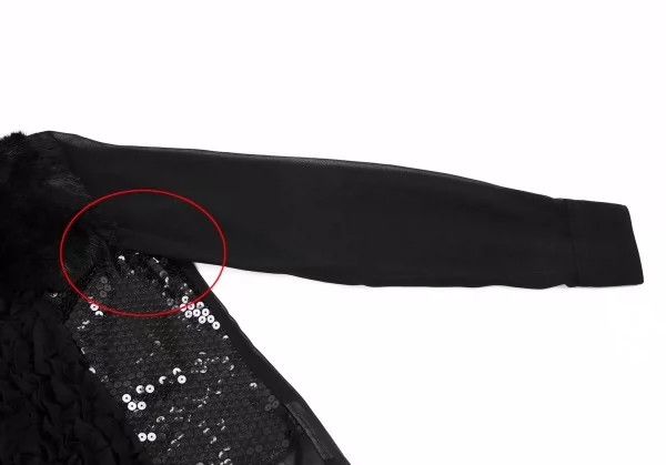 Comme des Garcons Comme Des Garcons Black Retro Sequin Shirt Size XS / US 0-2 / IT 36-38 - 6 Thumbnail