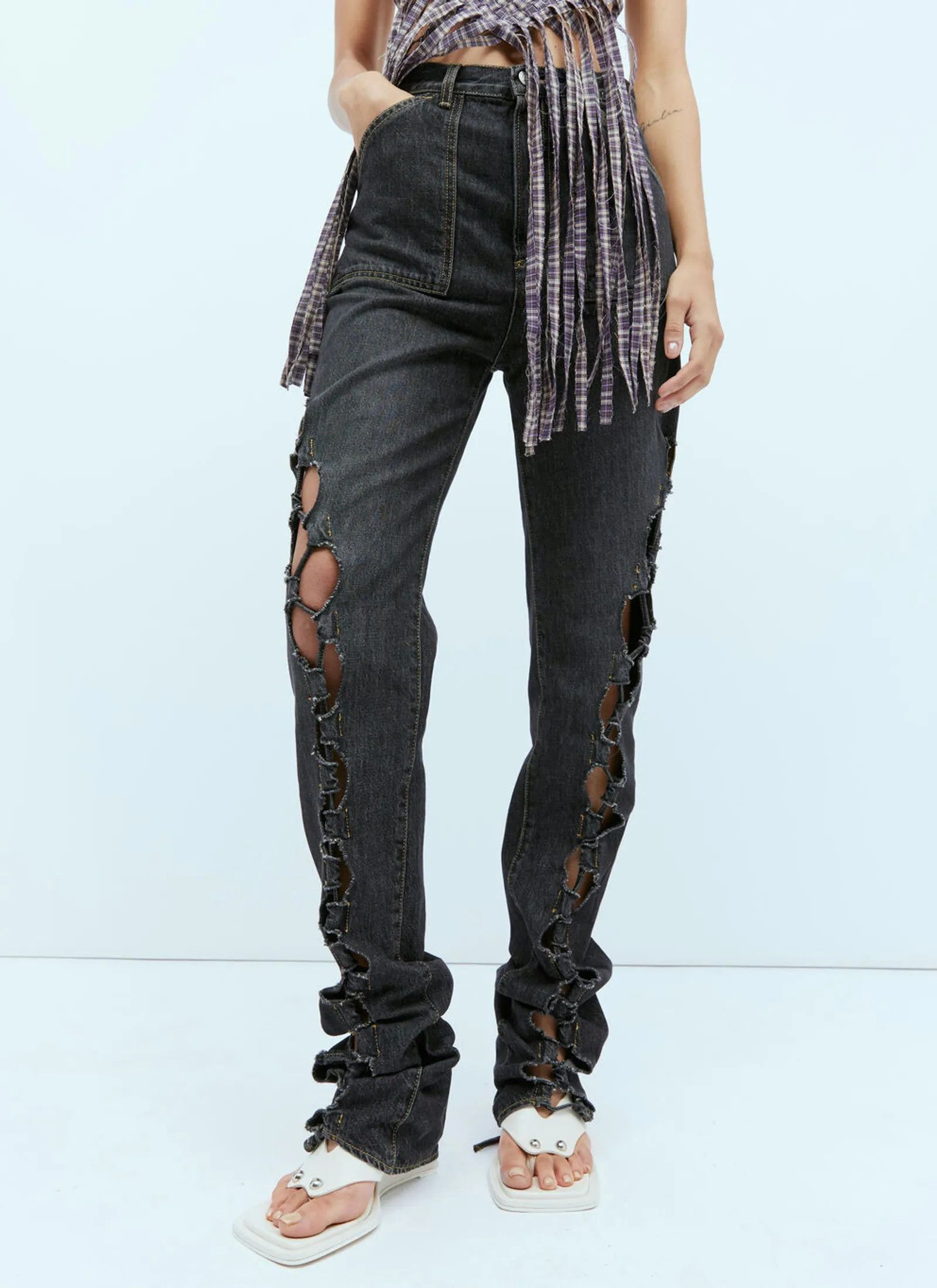 AVAVAV Cutout mom jeans Jeans