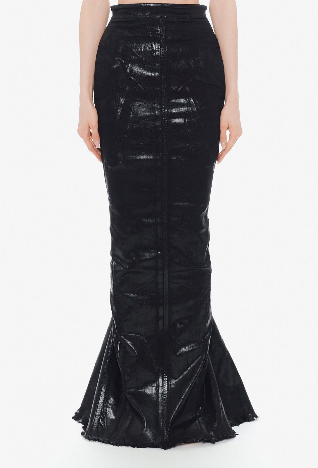 Rick Owens Last Size Rick Owens Dirt Pillar Denim Mermaid Maxi 