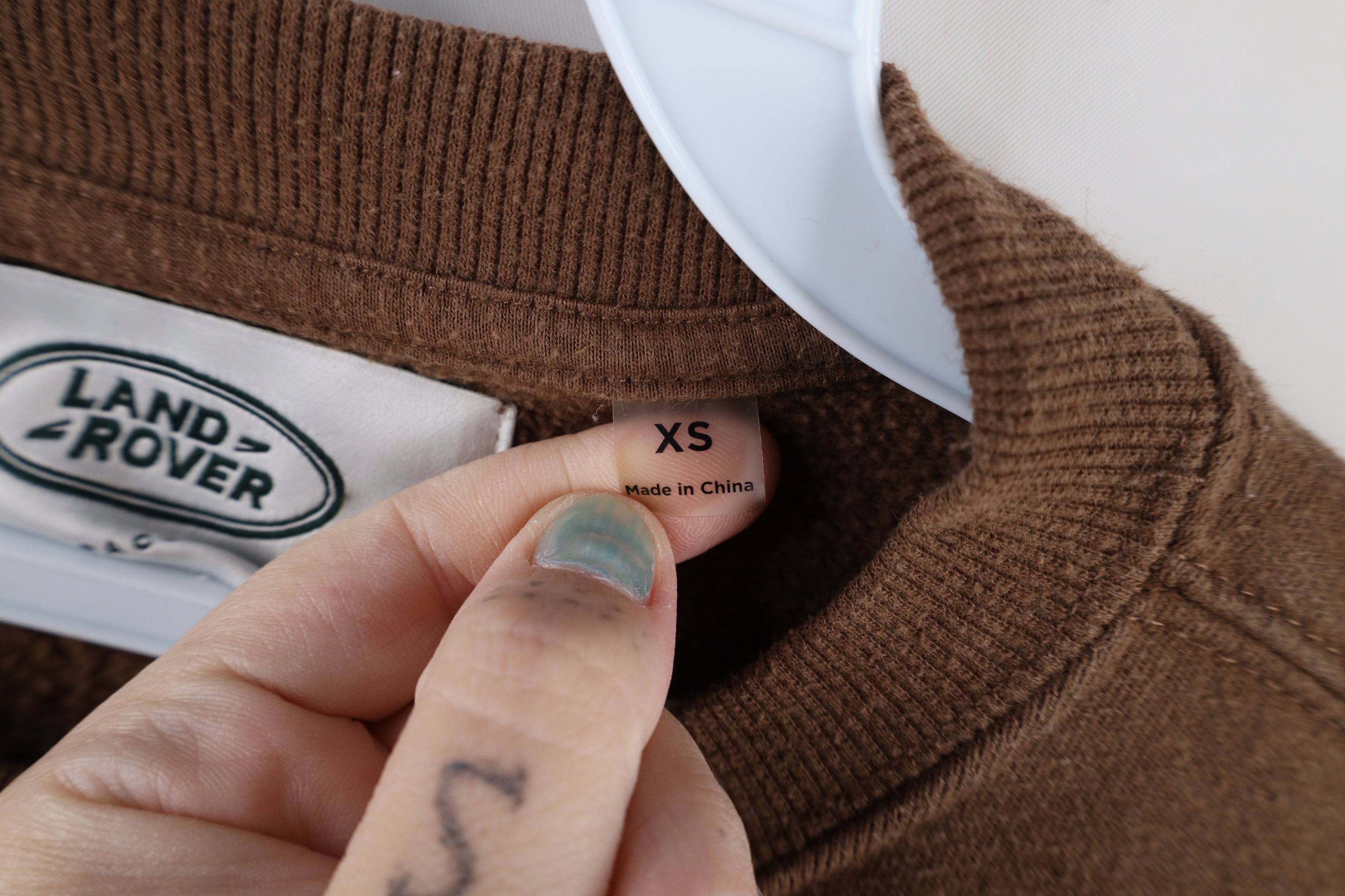 Vintage Retro Land Rover Out Oversized Crewneck Sweatshirt Brown Size XS / US 0-2 / IT 36-38 - 6 Thumbnail