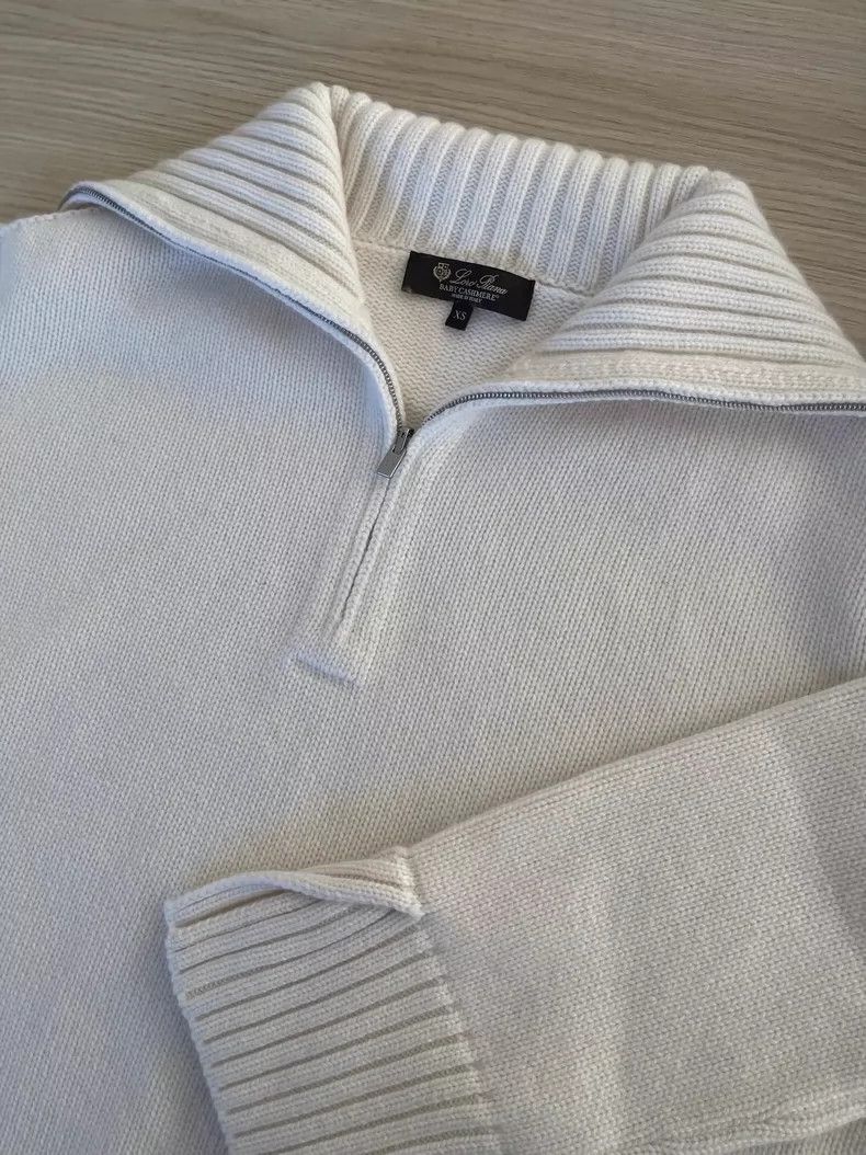Loro Piana LORO PIANA Classic cashmere zipper sweater Size XS / US 0-2 / IT 36-38 - 4 Thumbnail