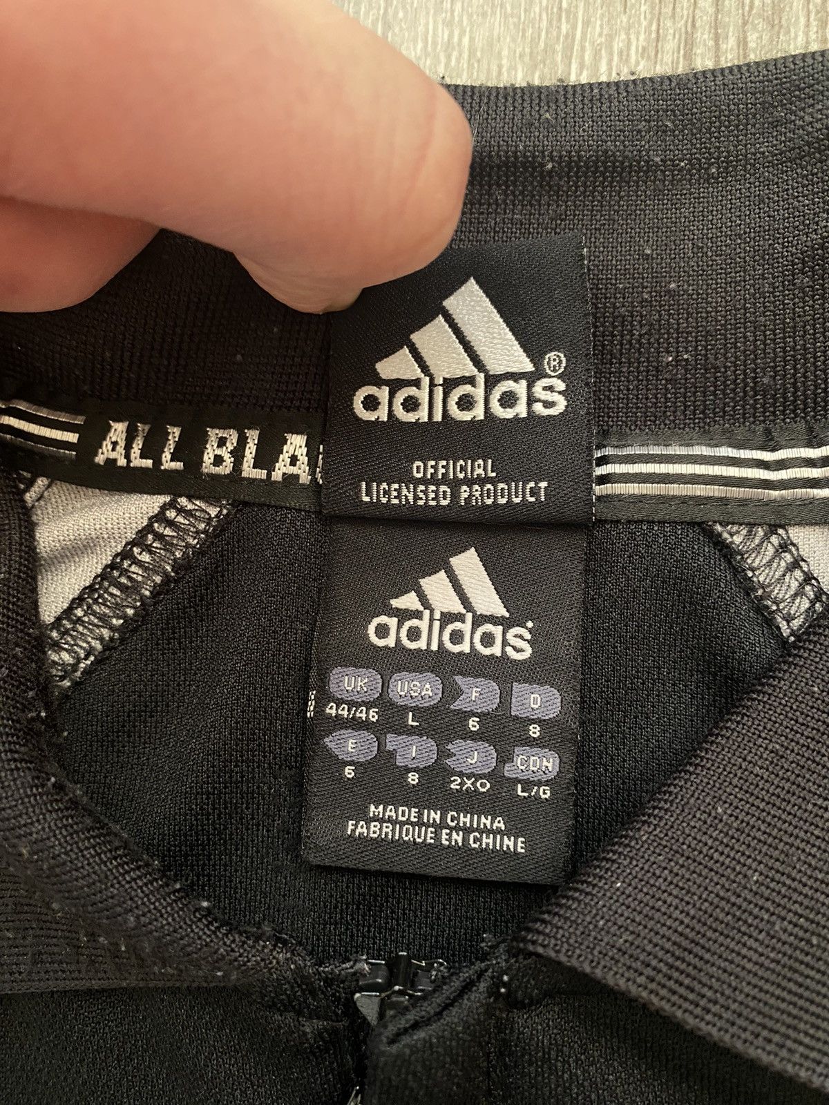 Adidas Vintage Adidas All Blacks New Zealand Rugby jersey y2k Size US L / EU 52-54 / 3 - 6 Thumbnail