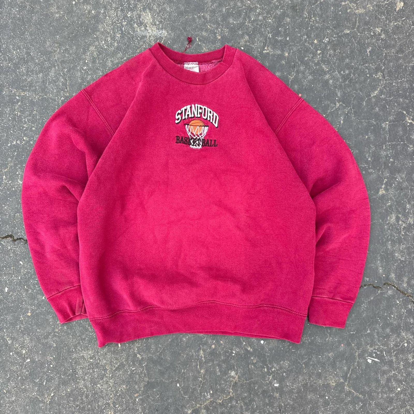 Fruit Of The Loom Vintage 90s Stanford Basketball Crewneck – Size Large Size US L / EU 52-54 / 3 - 1 Thumbnail