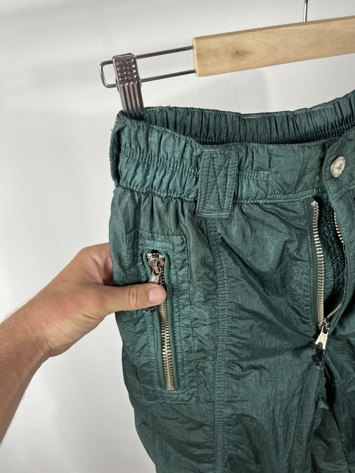Vintage Vintage Ski Sunset Wear green nylon ski pants 50 Austria Size US 34 / EU 50 - 9 Thumbnail