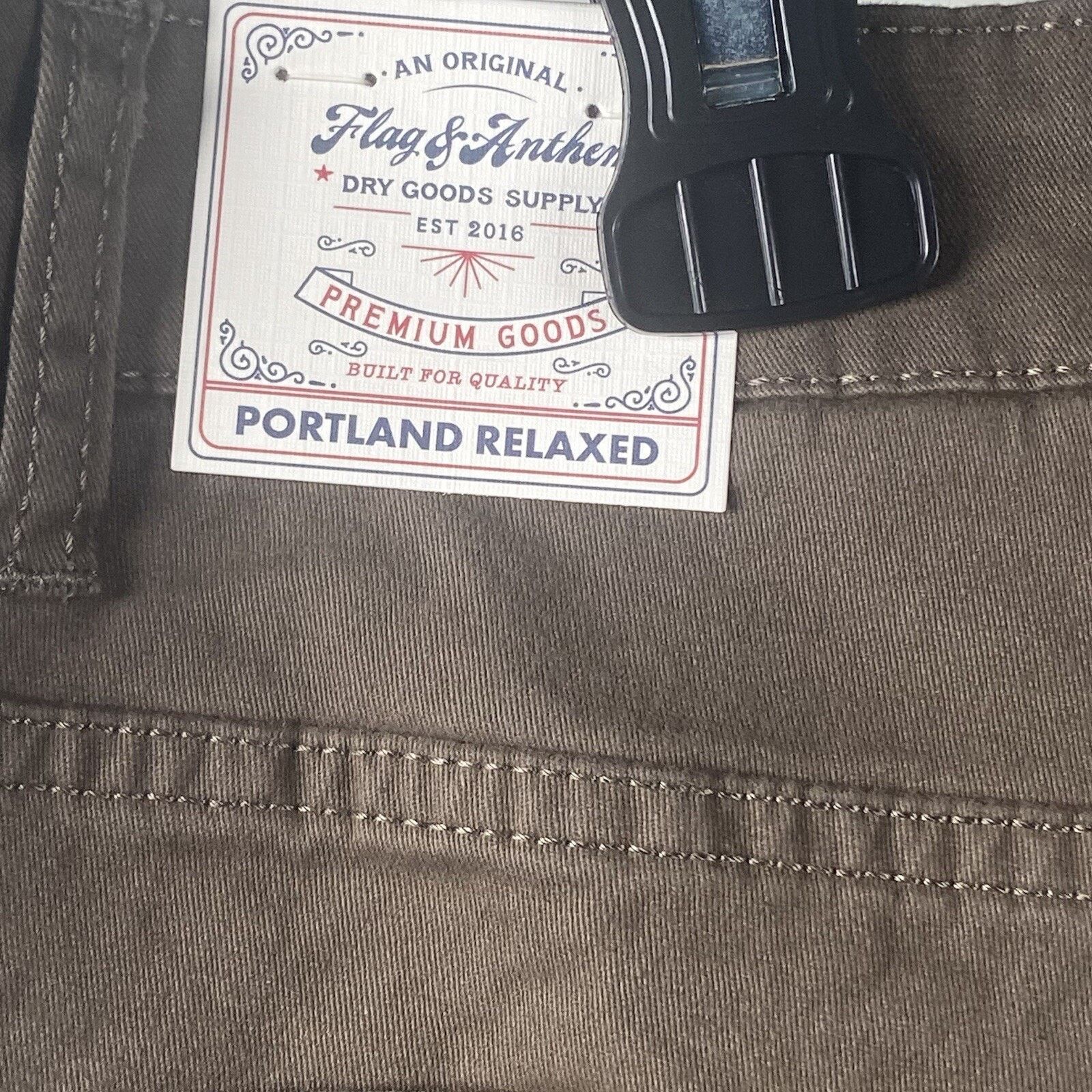 Flag & Anthem Flag & Anthem Jeans Men's Fits 33x32 Olive Portland Relaxed Size US 31 - 4 Thumbnail