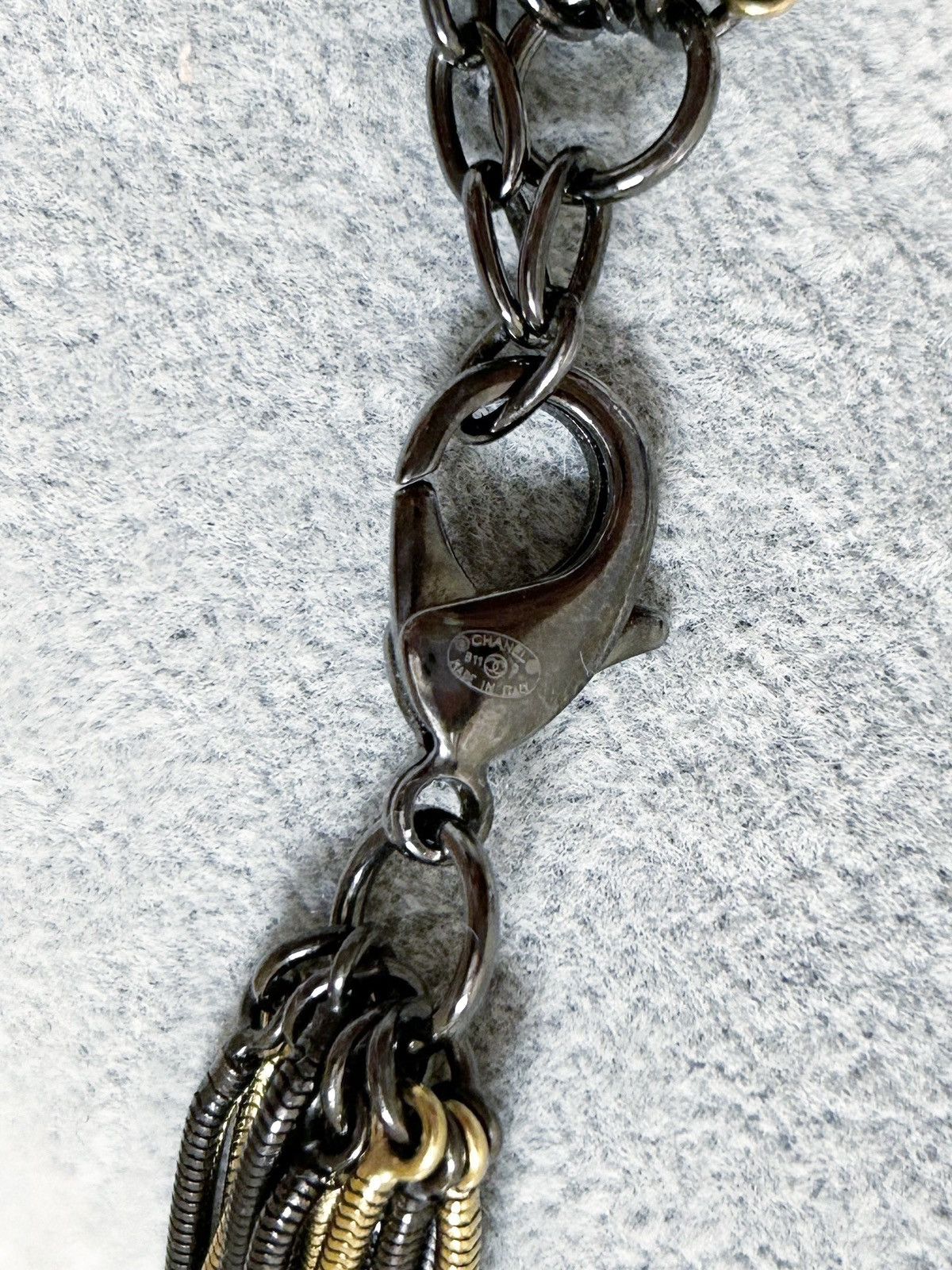 Chanel Authentic Chanel Ultra RARE Runway Multi Chain Necklace Size ONE SIZE - 10 Thumbnail