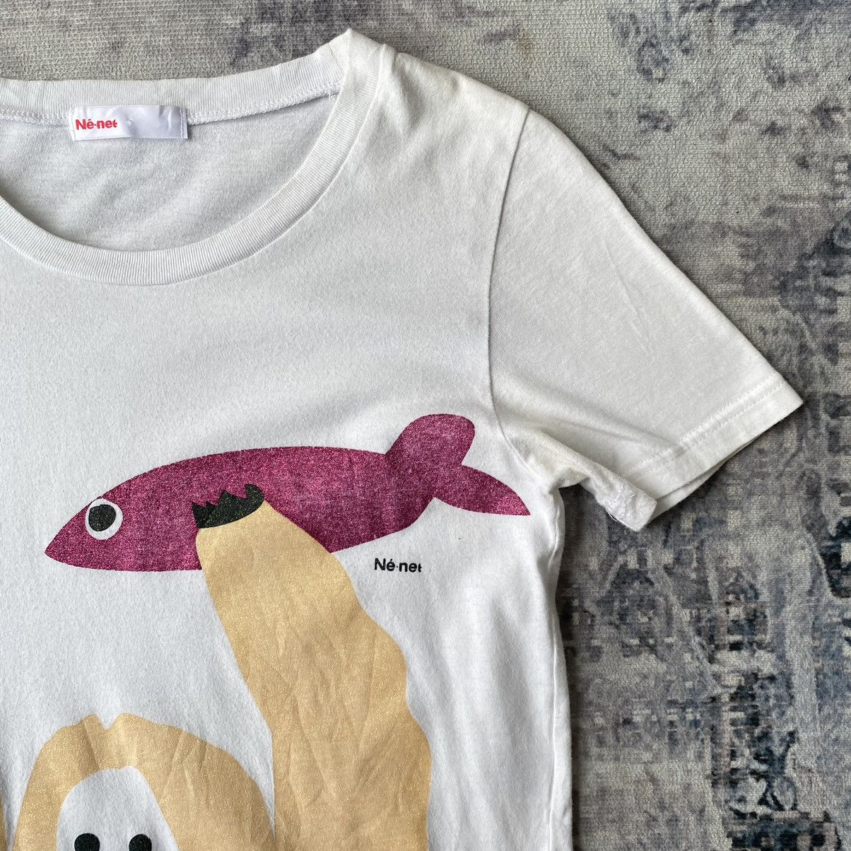 Issey Miyake × Japanese Brand × Ne-Net Ne-net by Issey Miyake Catching Fish Shirts Size US XXS / EU 40 - 4 Thumbnail