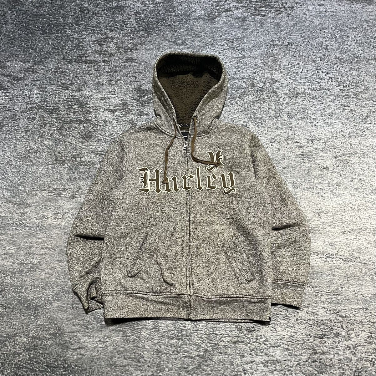 Hurley Vintage Y2K Hurley Grunge Skater Fleece Zip Up Hoodie Small Size US S / EU 44-46 / 1 - 1 Thumbnail