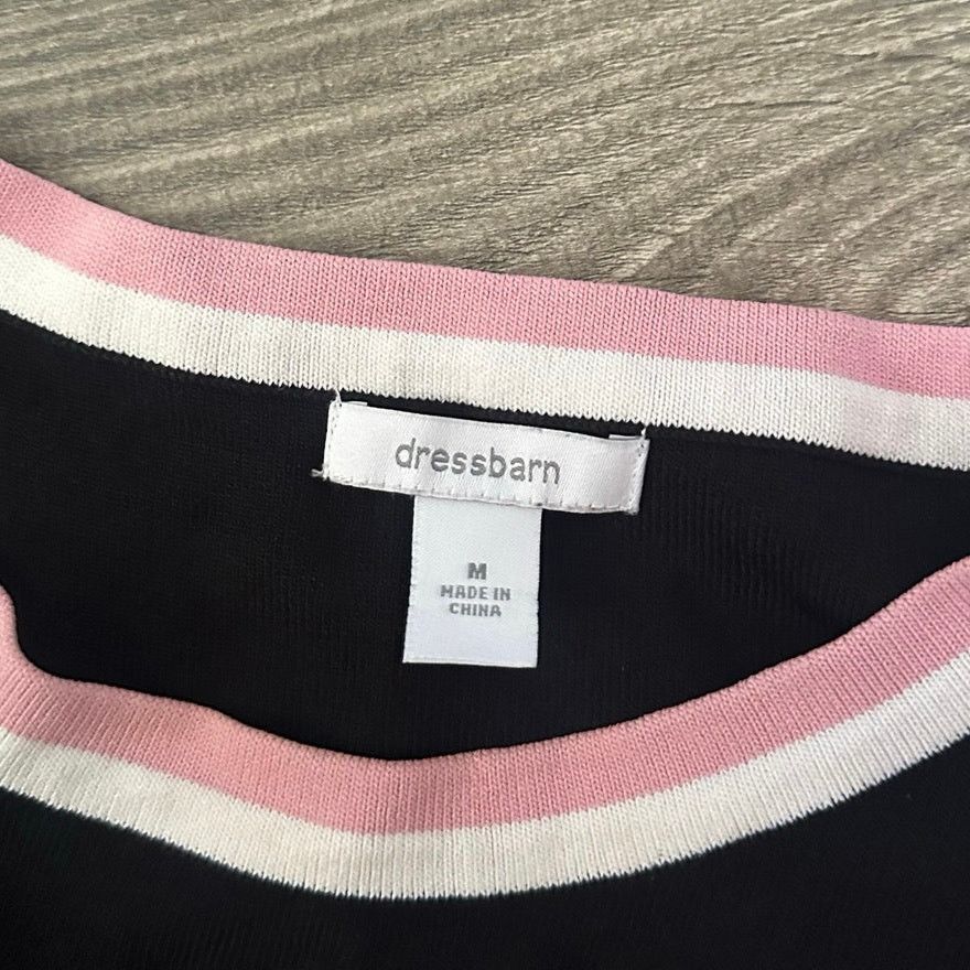 Other dress barn knit black pink white tank top Size M / US 6-8 / IT 42-44 - 3 Thumbnail
