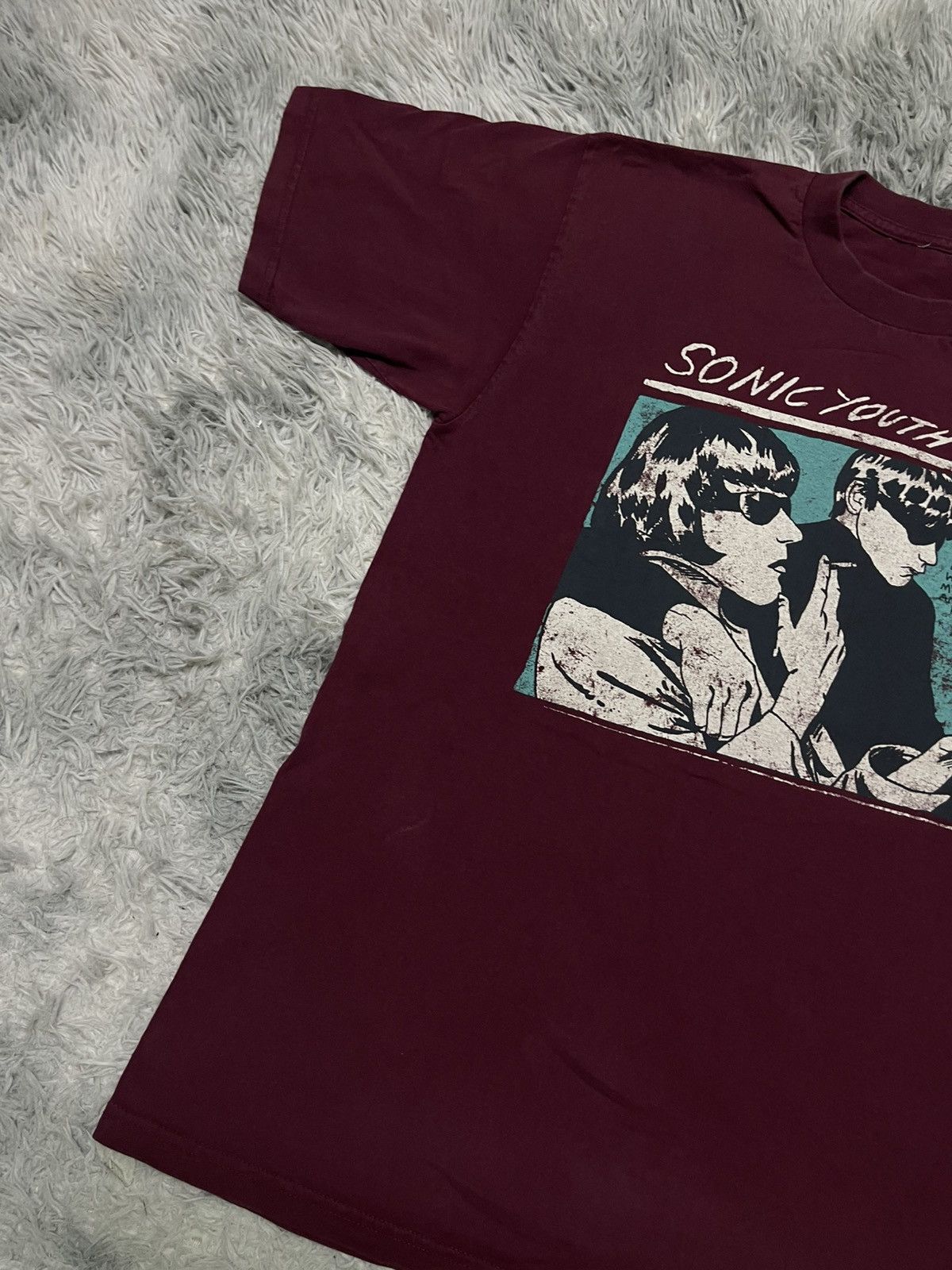 Band Tees 90s SONIC YOUTH OVERALL FADED RARE COLOUR Size US L / EU 52-54 / 3 - 4 Thumbnail