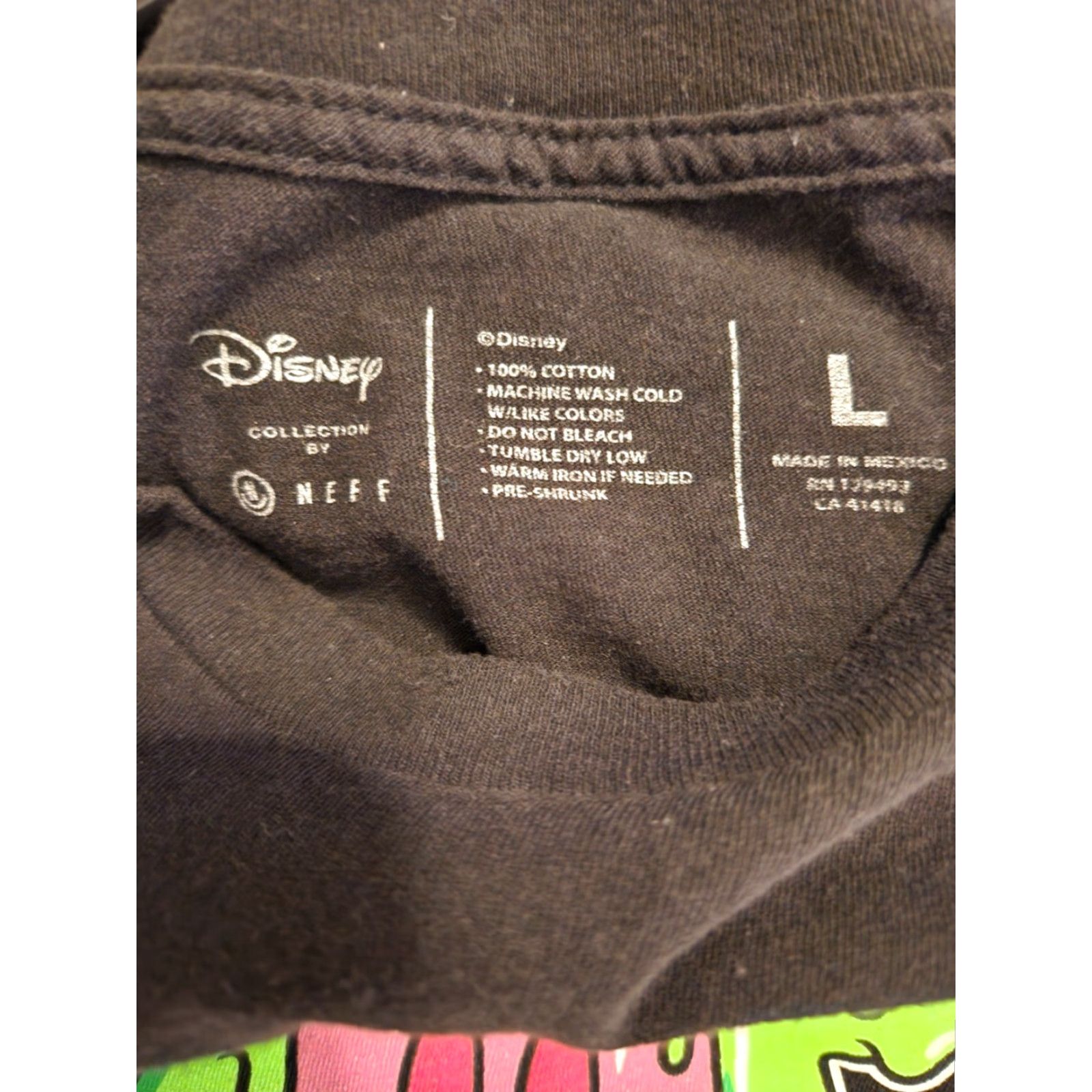 Vintage VINTAGE Neff Disney Collection Mickey Mouse Mens T Shirt Black Large Ice Cream Size US L / EU 52-54 / 3 - 3 Thumbnail