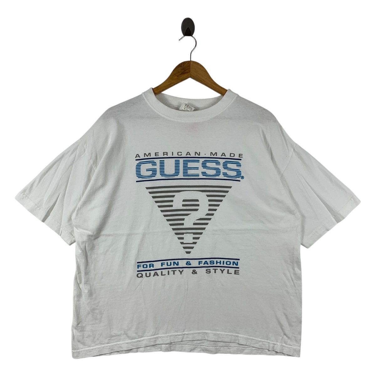 Guess × Vintage Vintage GUESS SPORT printed big logo tee Size US L / EU 52-54 / 3 - 1 Thumbnail